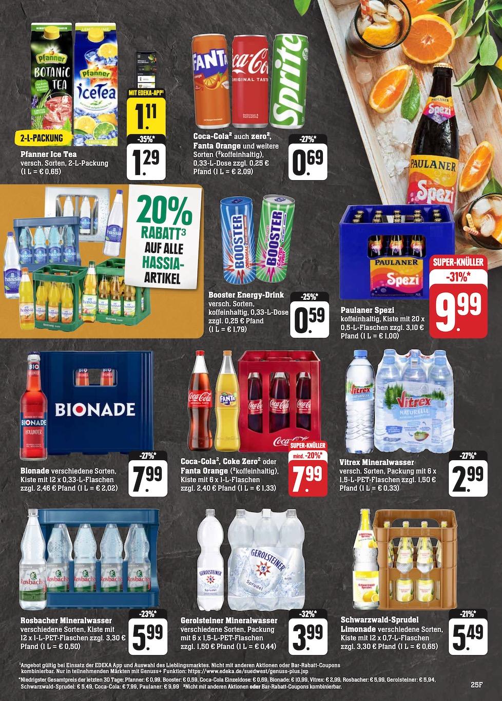 Edeka Prospekt ab Montag - Hessen Seite 25