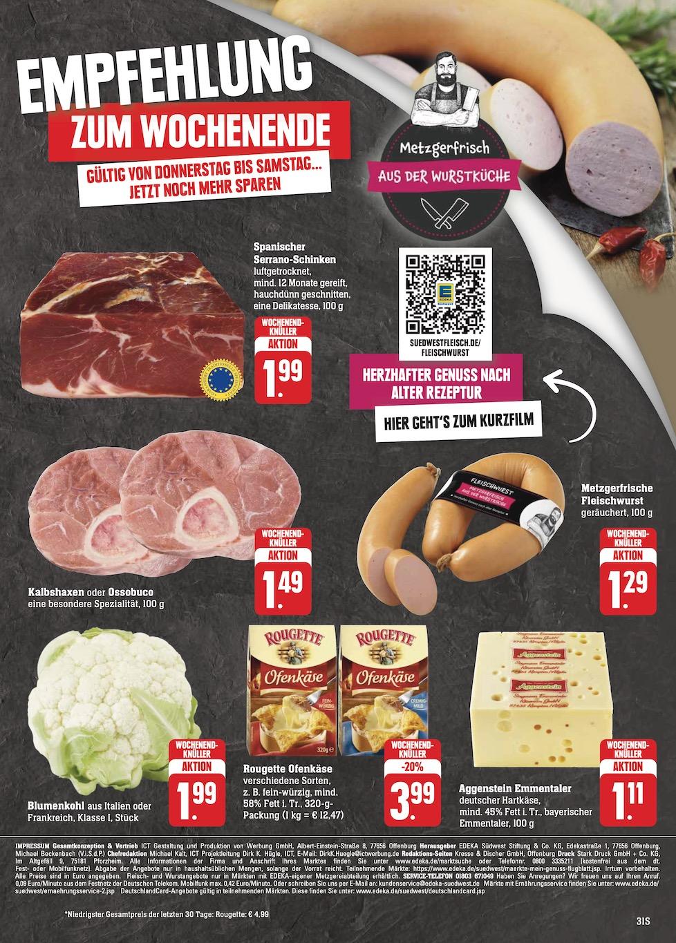 Edeka Prospekt ab Montag - Hessen Seite 31