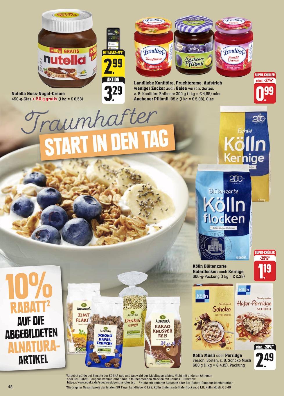 Edeka Prospekt ab Montag - Hessen Seite 4