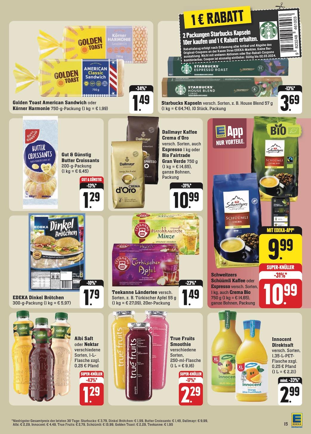 Edeka Prospekt ab Montag - Rheinland - Pfalz Seite 17
