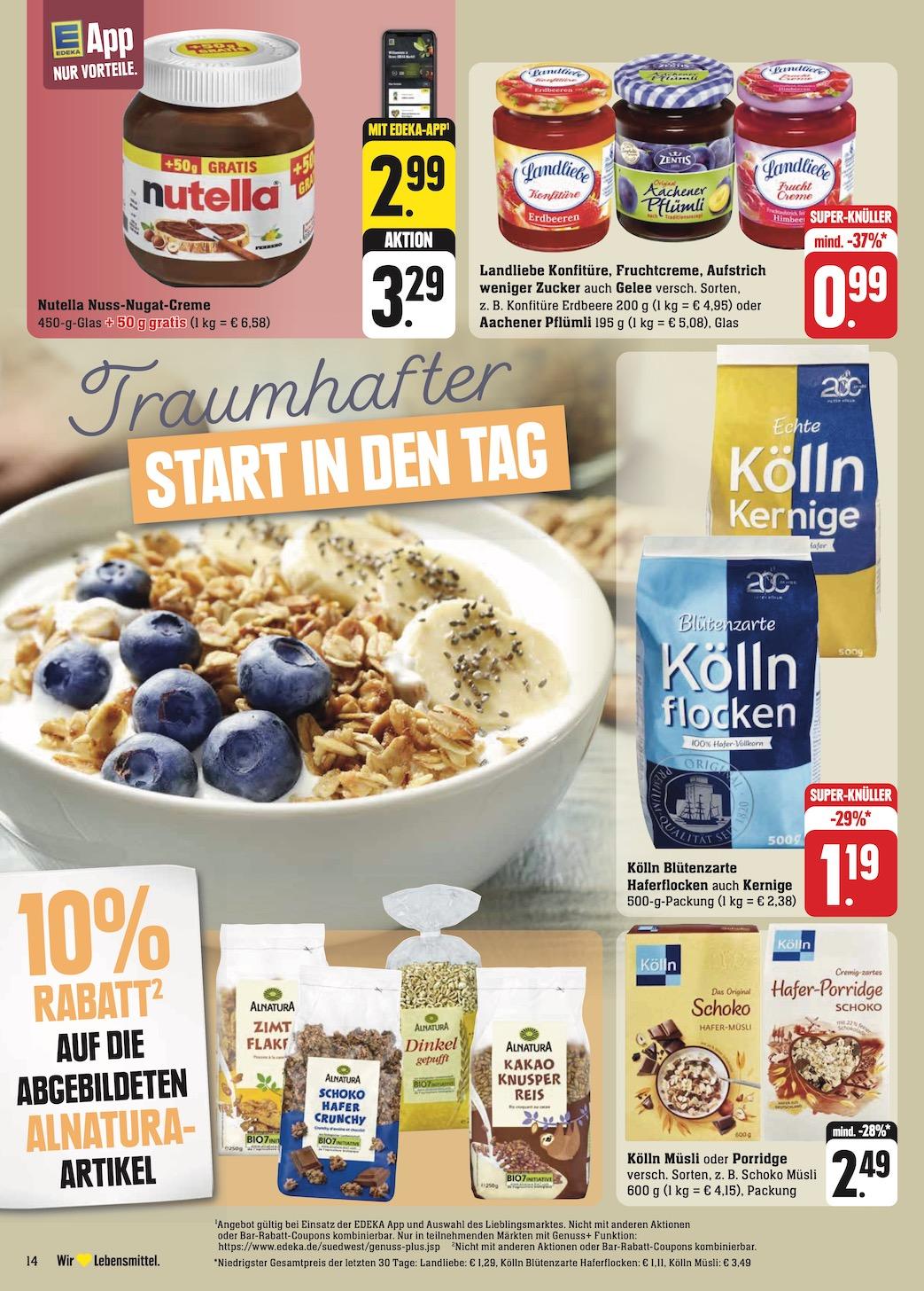 Edeka Prospekt ab Montag - Baden - Württemberg Seite 16