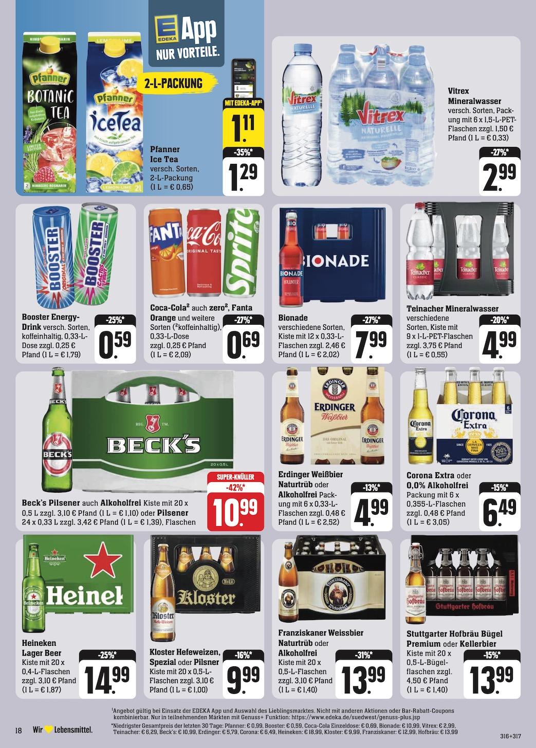 Edeka Prospekt ab Montag - Baden - Württemberg Seite 20