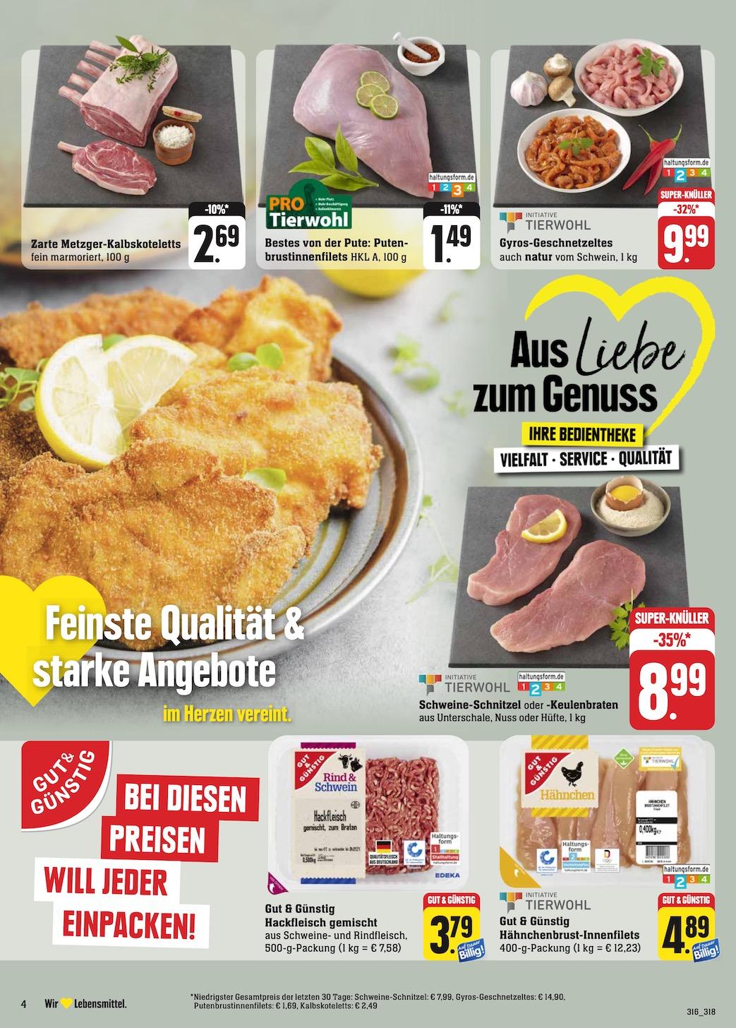 Edeka Prospekt ab Montag - Baden - Württemberg Seite 4