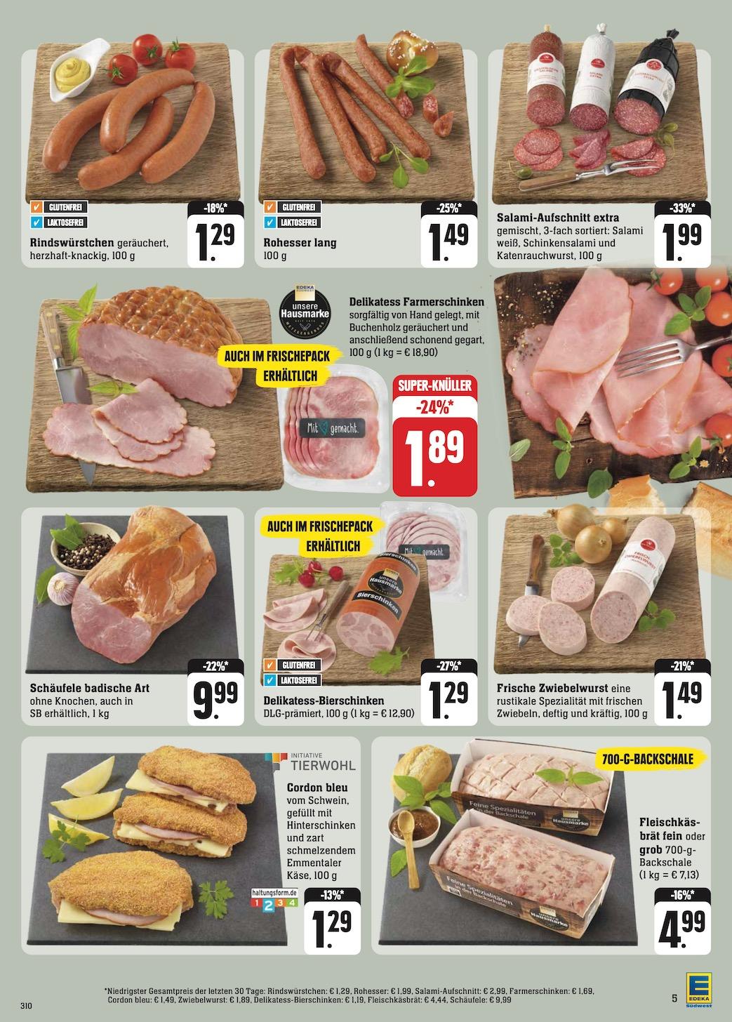 Edeka Prospekt ab Montag - Baden - Württemberg Seite 5