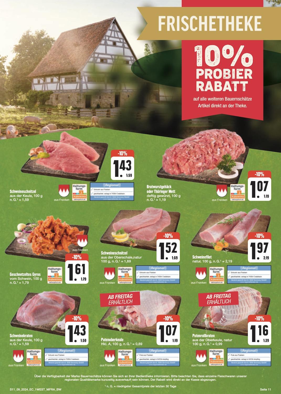 Edeka Prospekt ab Montag - Bayern Nord Seite 11