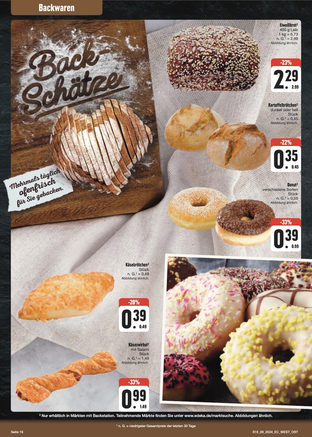 Edeka Prospekt ab Montag - Bayern Nord Seite 16