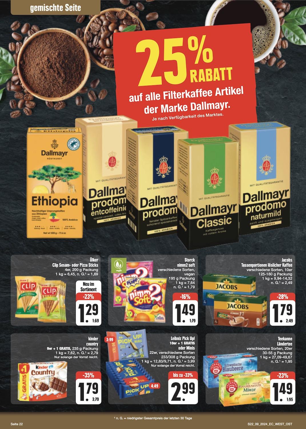 Edeka Prospekt ab Montag - Bayern Nord Seite 22