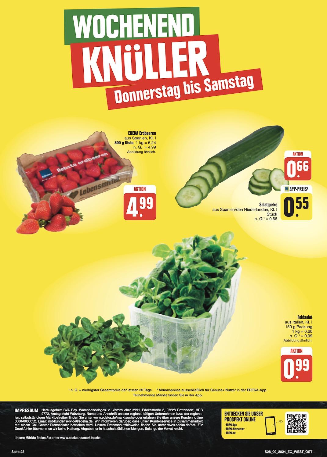 Edeka Prospekt ab Montag - Bayern Nord Seite 28