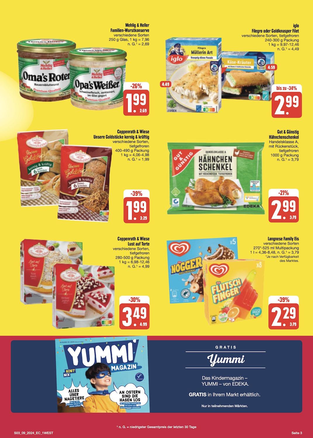 Edeka Prospekt ab Montag - Bayern Nord Seite 3