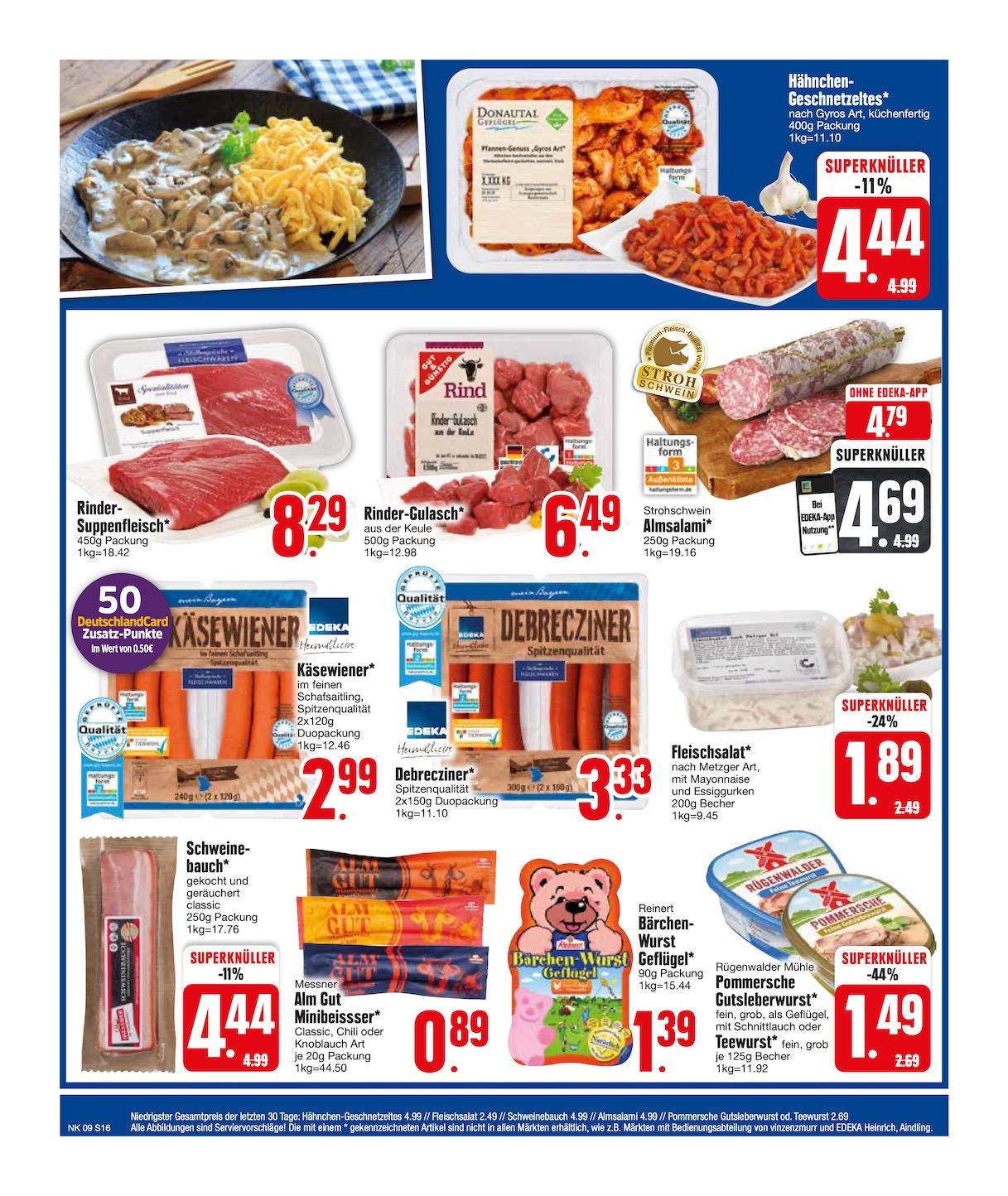 Edeka Prospekt ab Montag - Bayern Süd Seite 16
