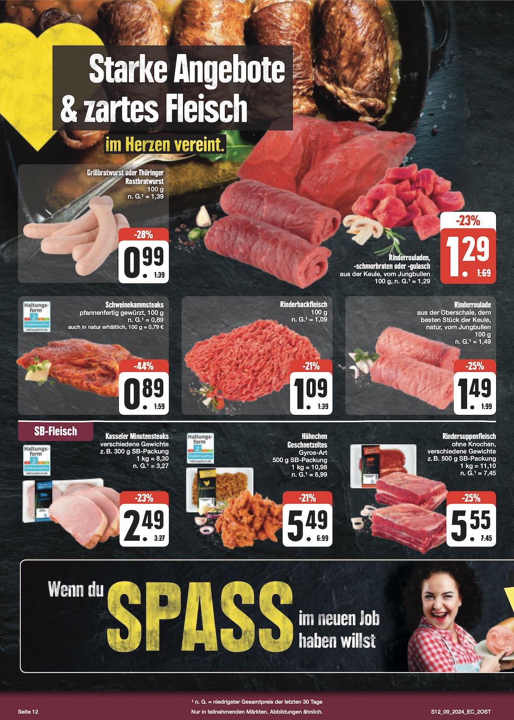 Edeka Prospekt ab Montag - Sachsen Seite 12