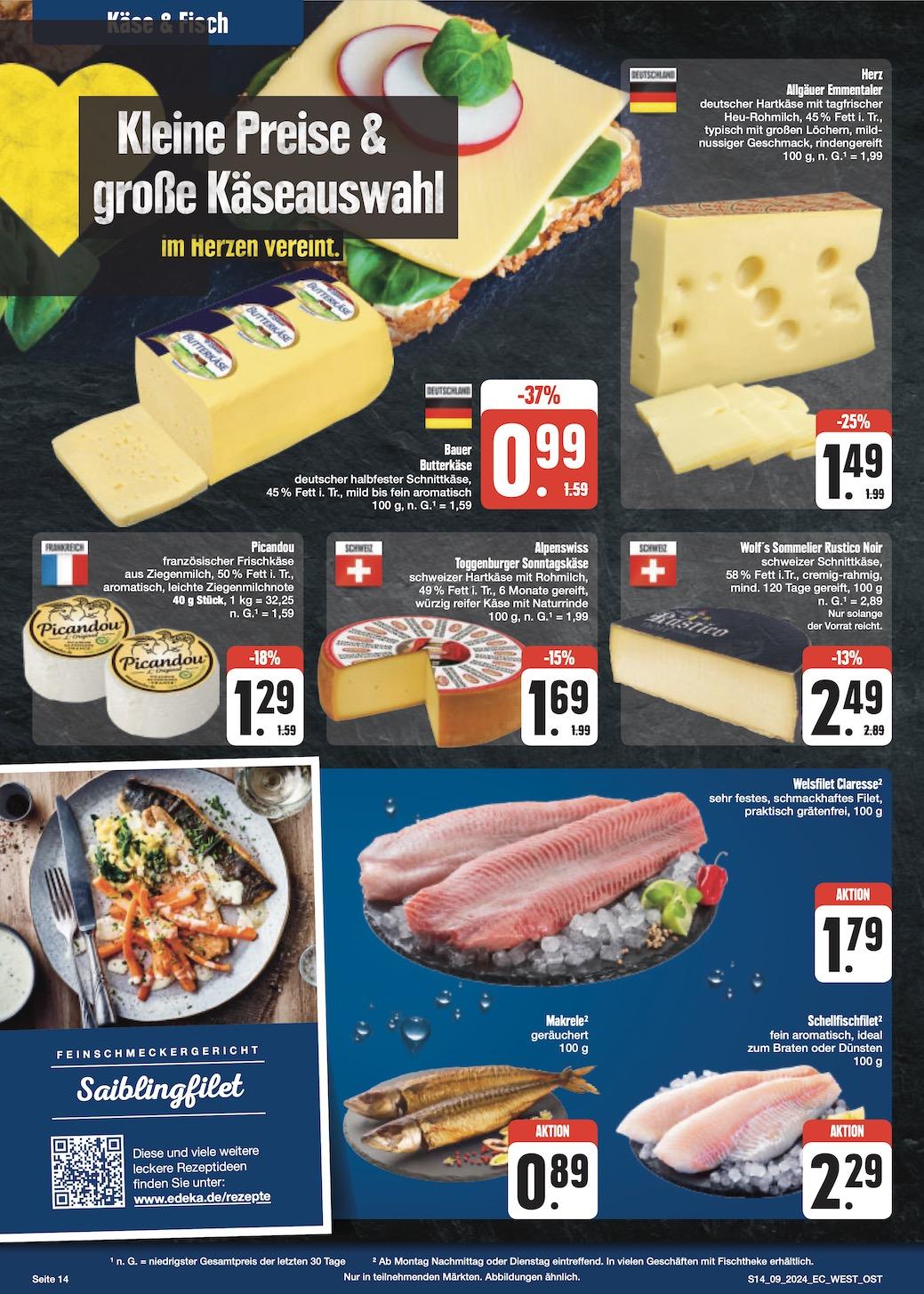 Edeka Prospekt ab Montag - Sachsen Seite 14