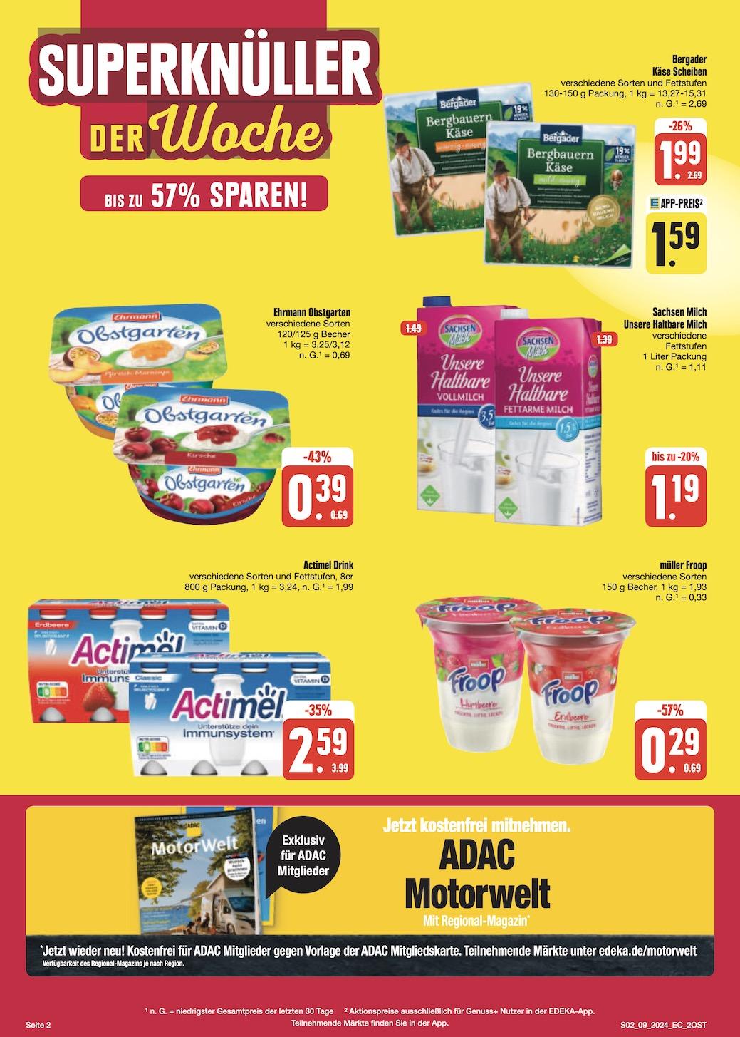 Edeka Prospekt ab Montag - Sachsen Seite 2