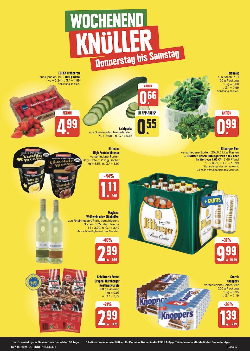 Edeka Prospekt ab Montag - Sachsen Seite 27