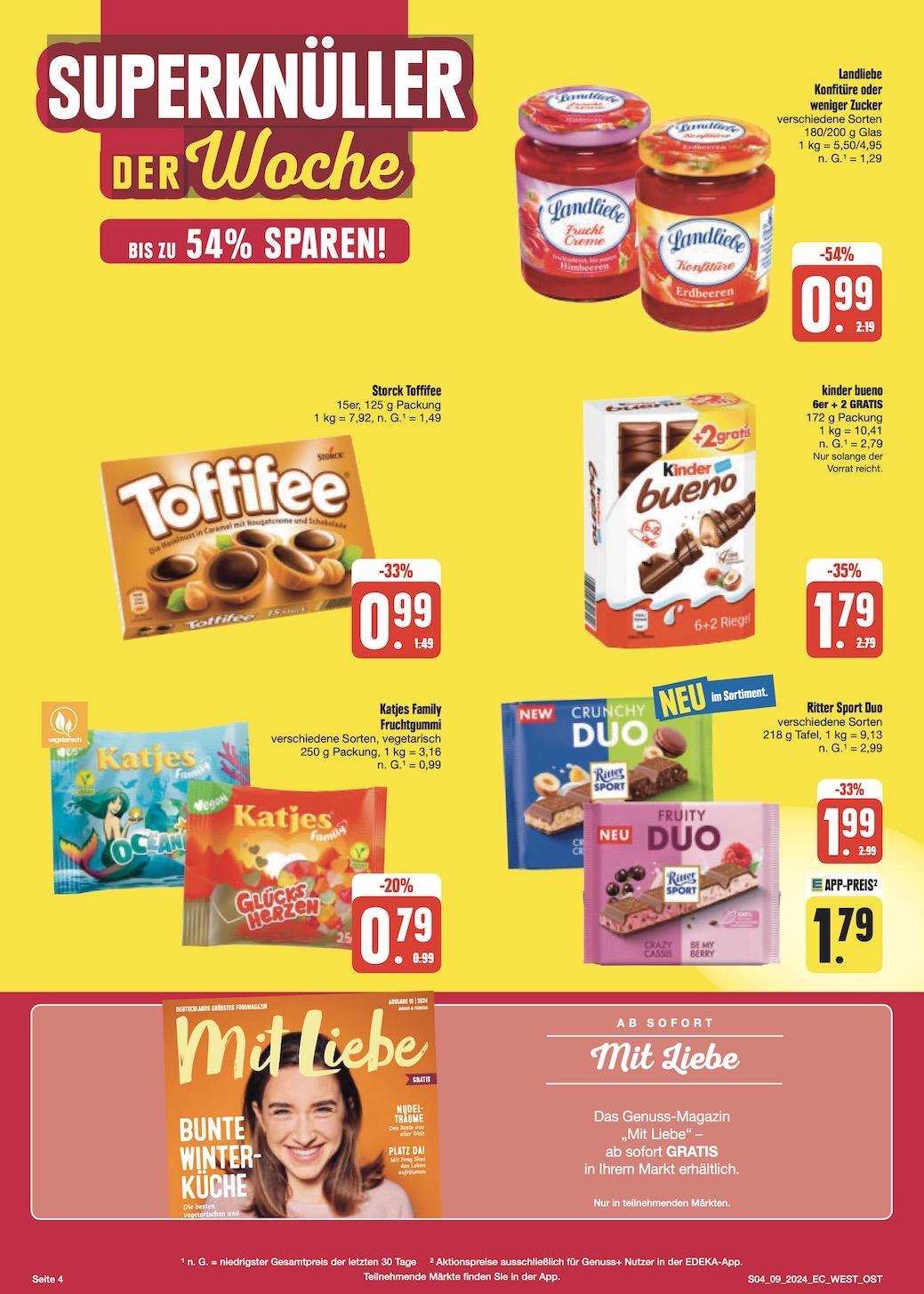 Edeka Prospekt ab Montag - Sachsen Seite 4