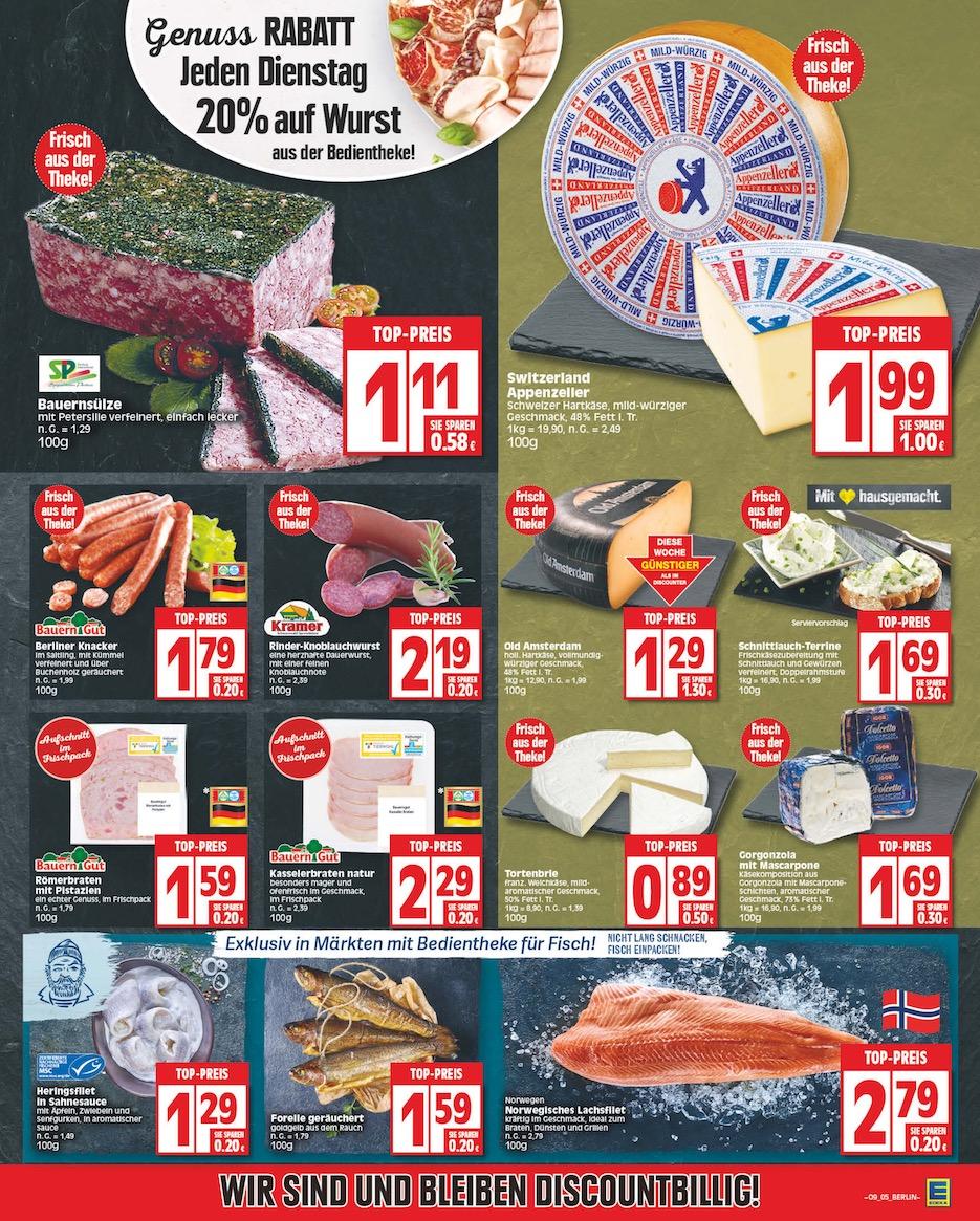 Edeka Prospekt ab Montag - Berlin Seite 5