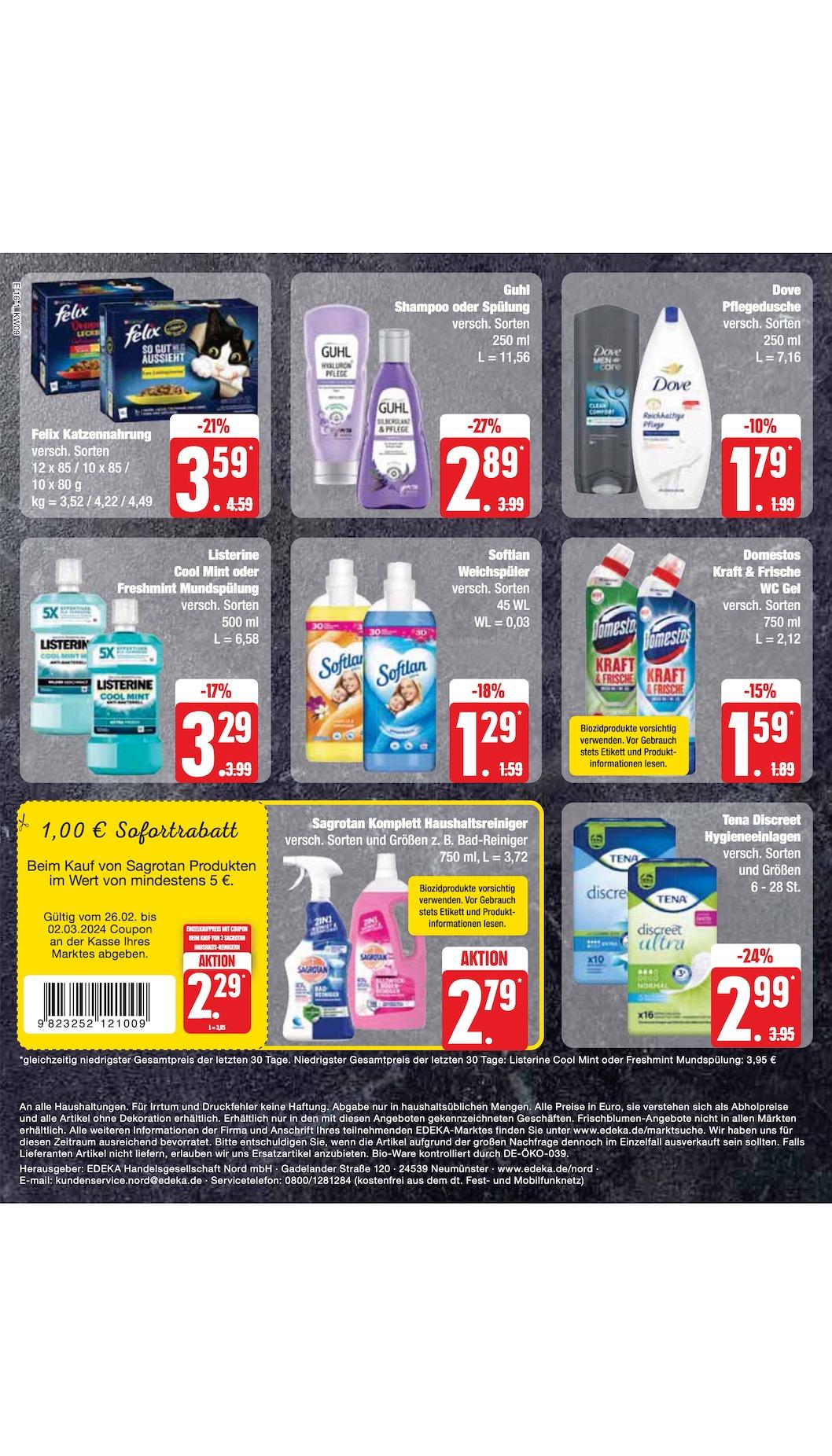 Edeka Prospekt ab Montag - Schleswig - Holstein Seite 20