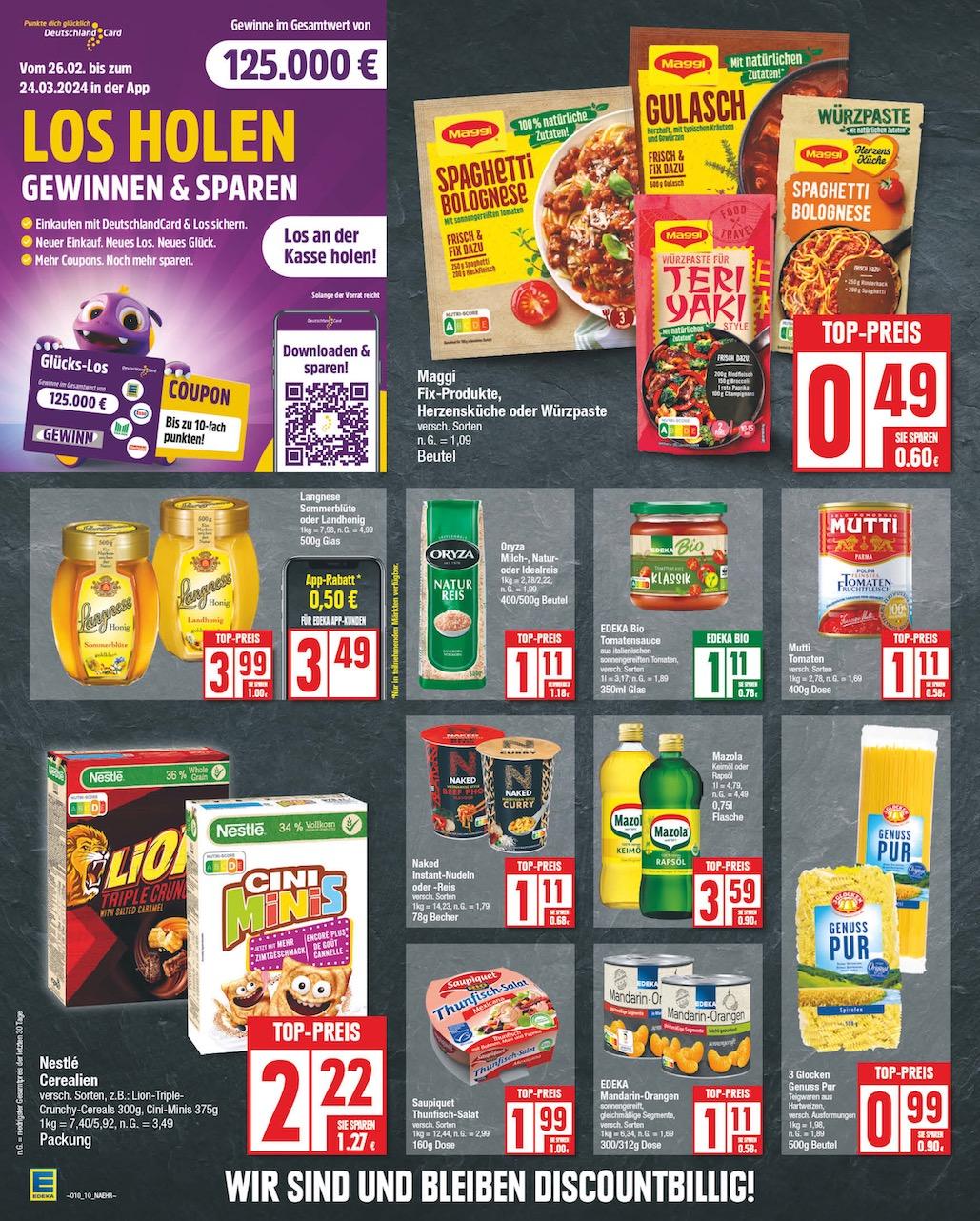 Edeka Prospekt ab Montag - Niedersachsen Seite 10