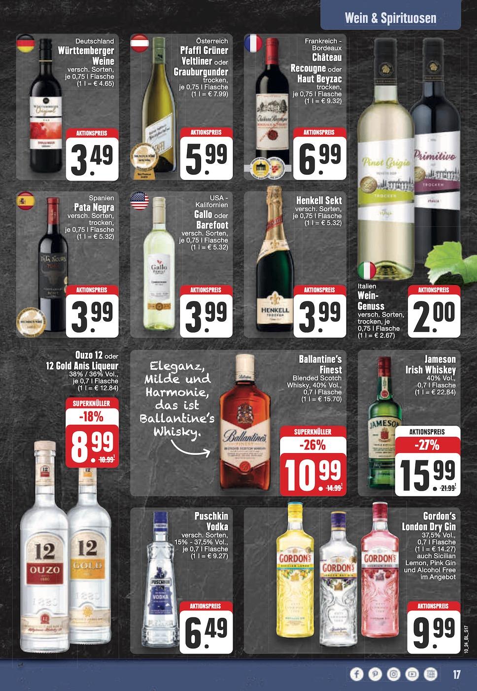 Edeka Prospekt ab Montag - Nordrhein - Westfalen Seite 17