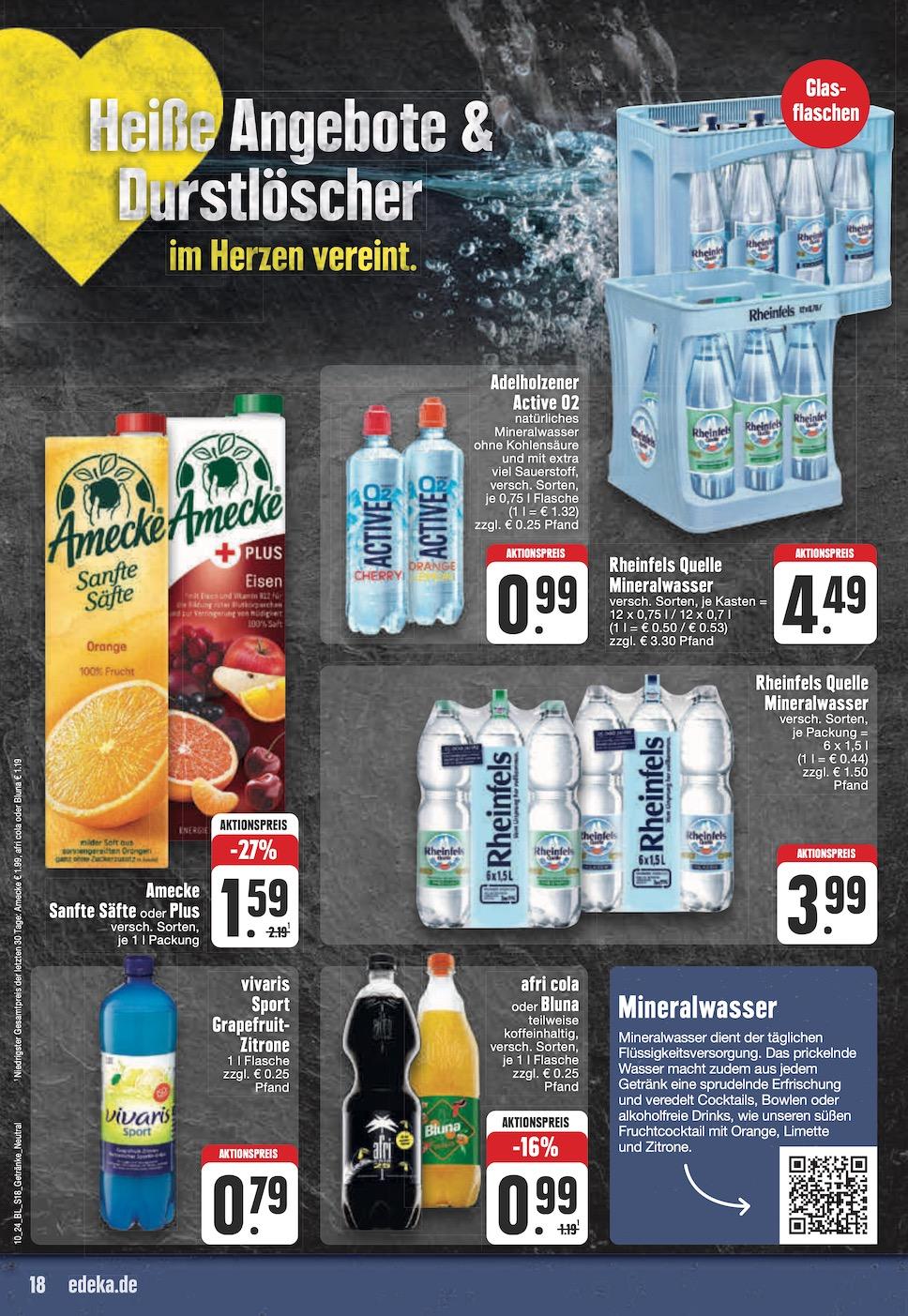 Edeka Prospekt ab Montag - Nordrhein - Westfalen Seite 18