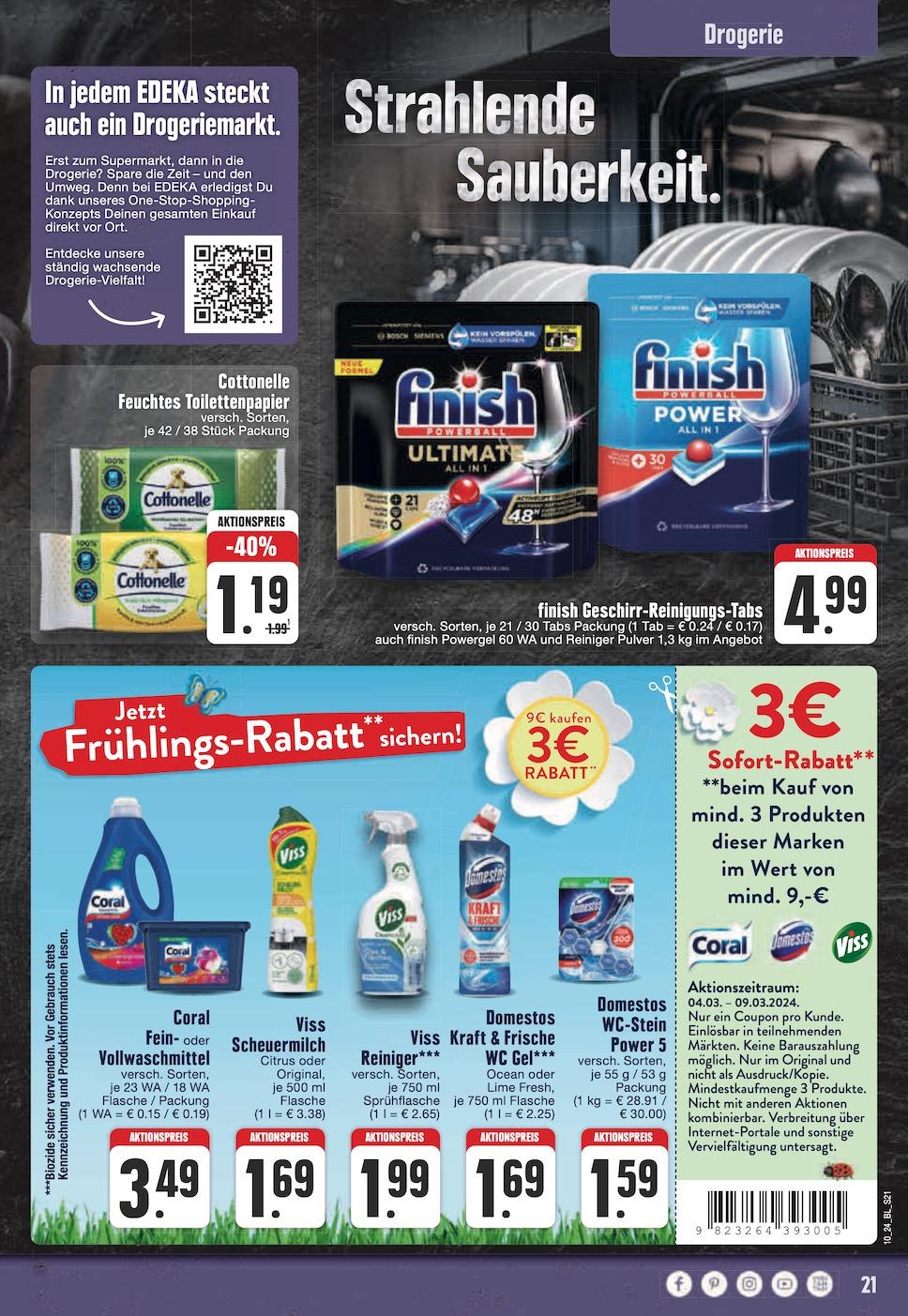 Edeka Prospekt ab Montag - Nordrhein - Westfalen Seite 21