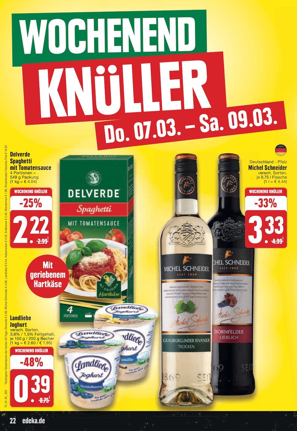 Edeka Prospekt ab Montag - Nordrhein - Westfalen Seite 22