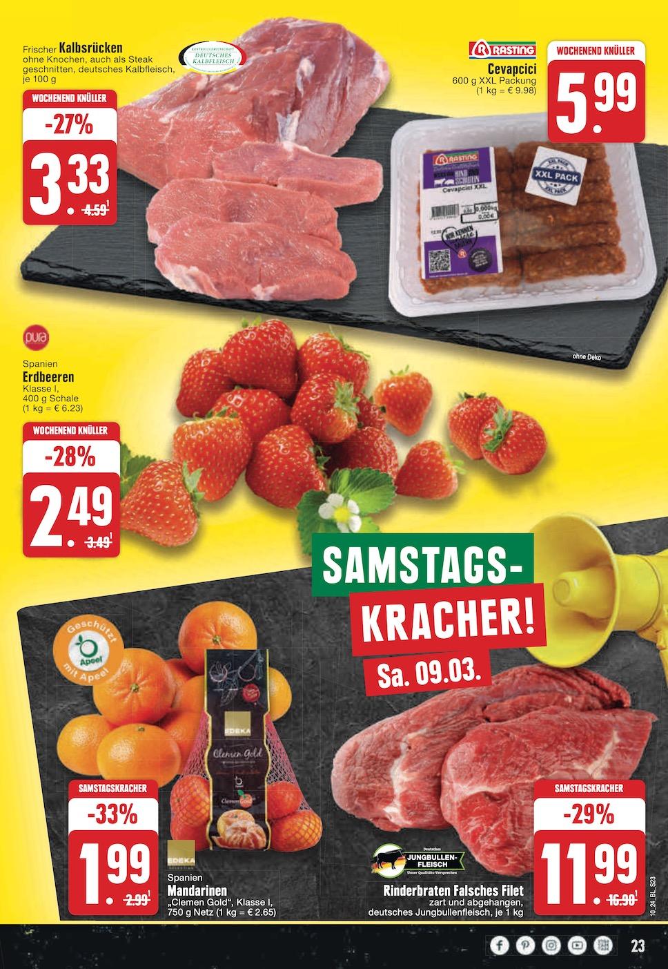 Edeka Prospekt ab Montag - Nordrhein - Westfalen Seite 23