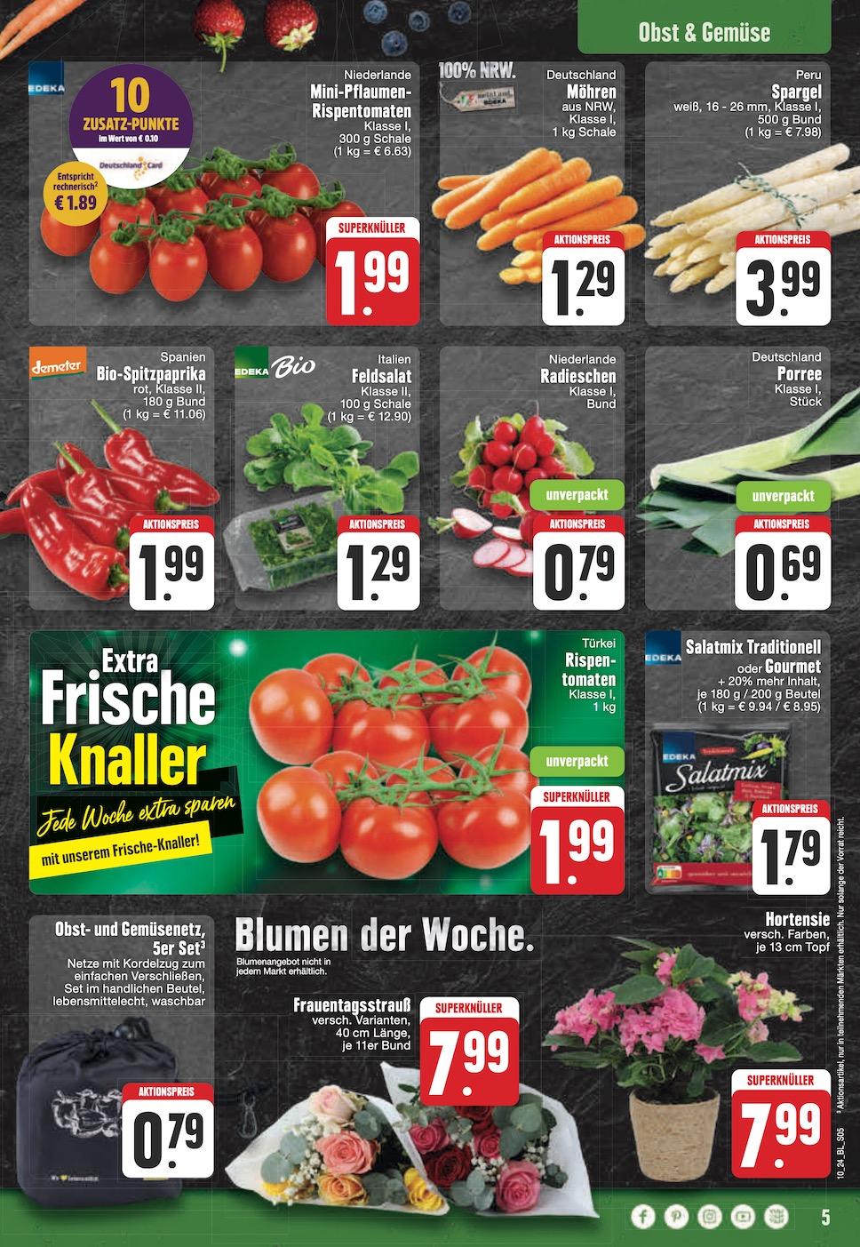 Edeka Prospekt ab Montag - Nordrhein - Westfalen Seite 5