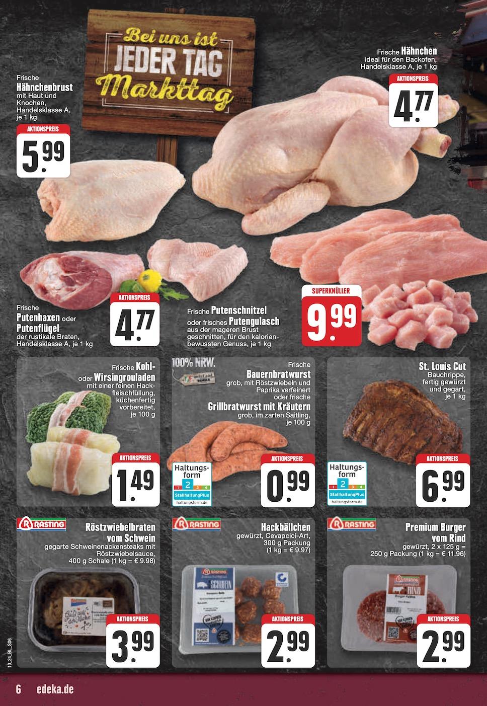 Edeka Prospekt ab Montag - Nordrhein - Westfalen Seite 6