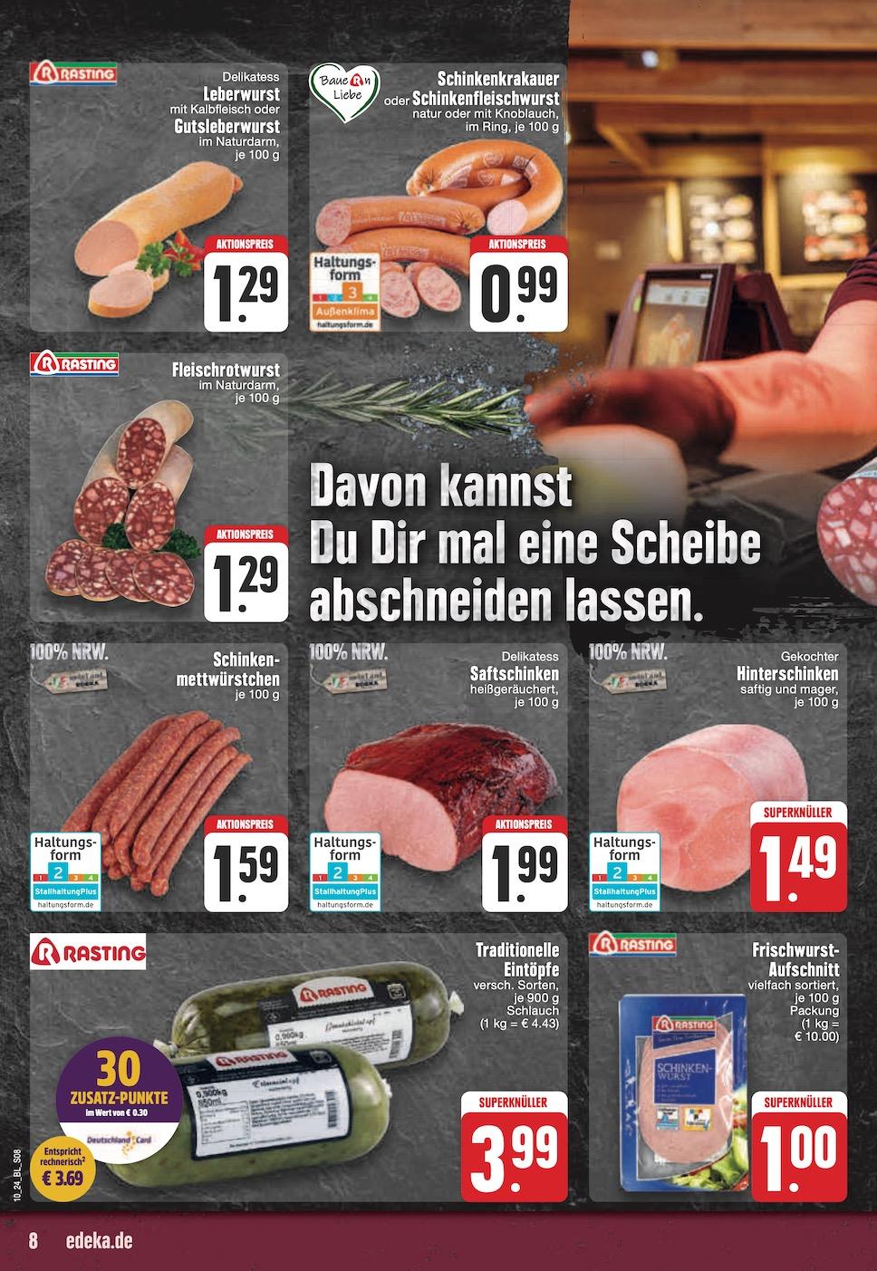 Edeka Prospekt ab Montag - Nordrhein - Westfalen Seite 8