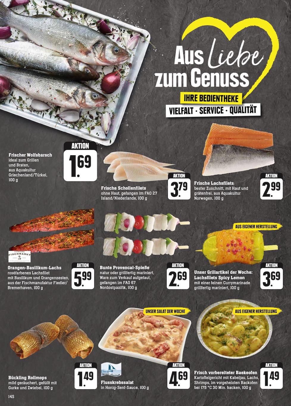 Edeka Prospekt ab Montag - Hessen Seite 14