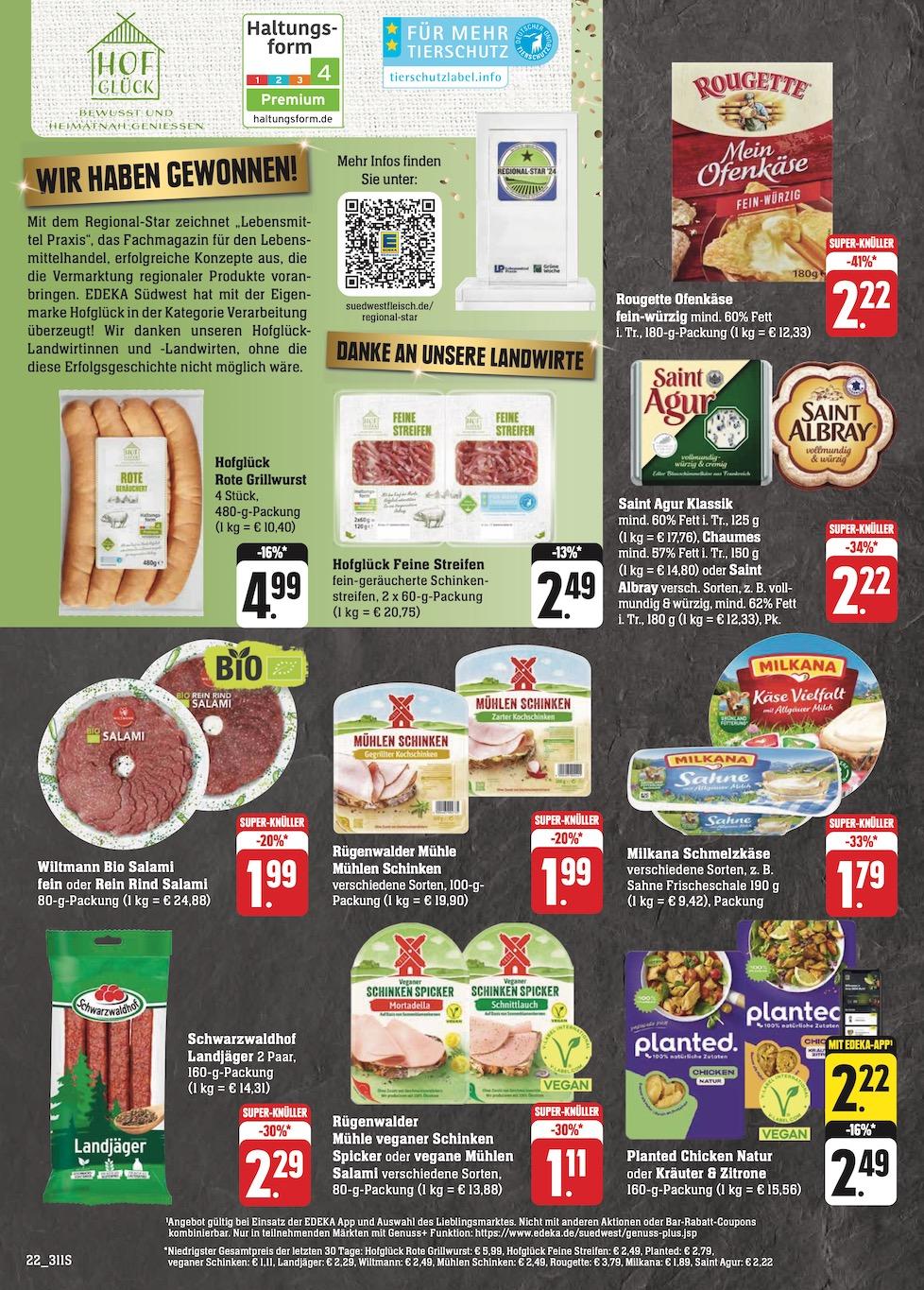 Edeka Prospekt ab Montag - Hessen Seite 22
