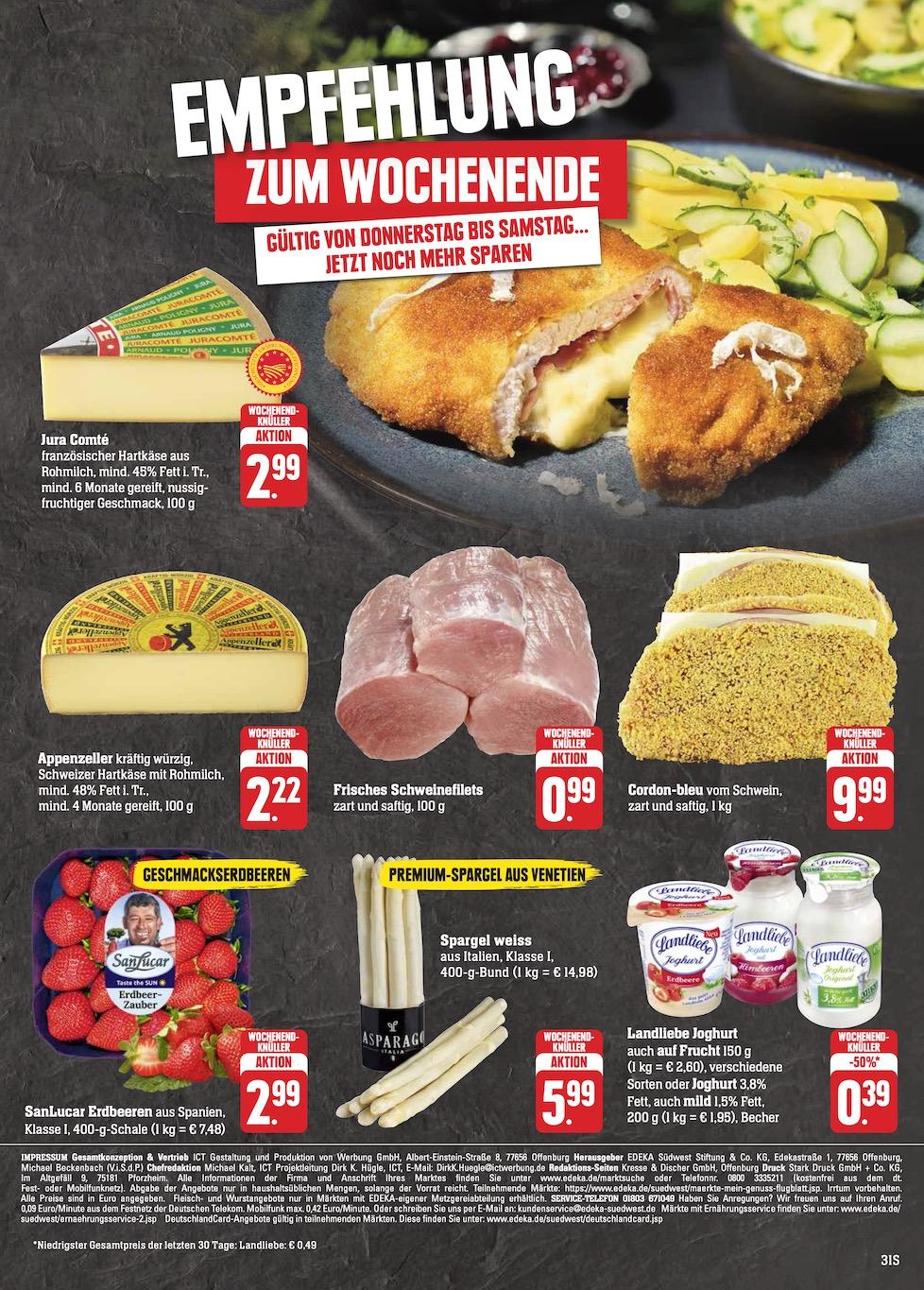 Edeka Prospekt ab Montag - Hessen Seite 31
