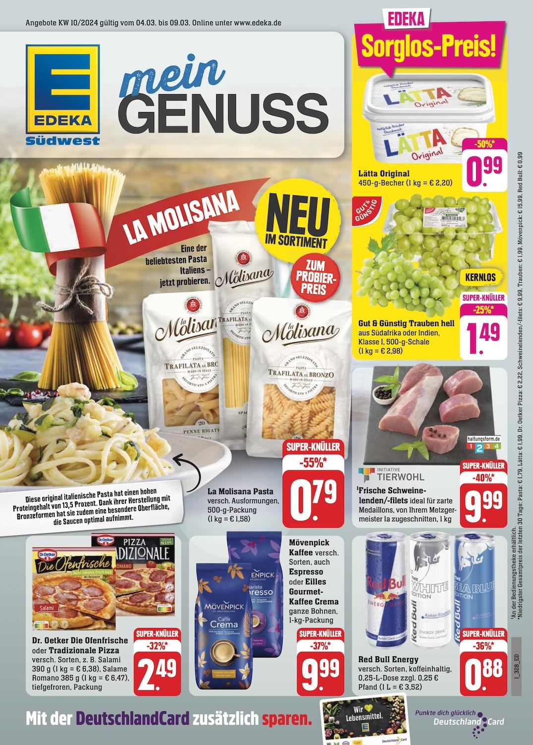 Edeka Prospekt ab Montag - Rheinland - Pfalz Seite 1