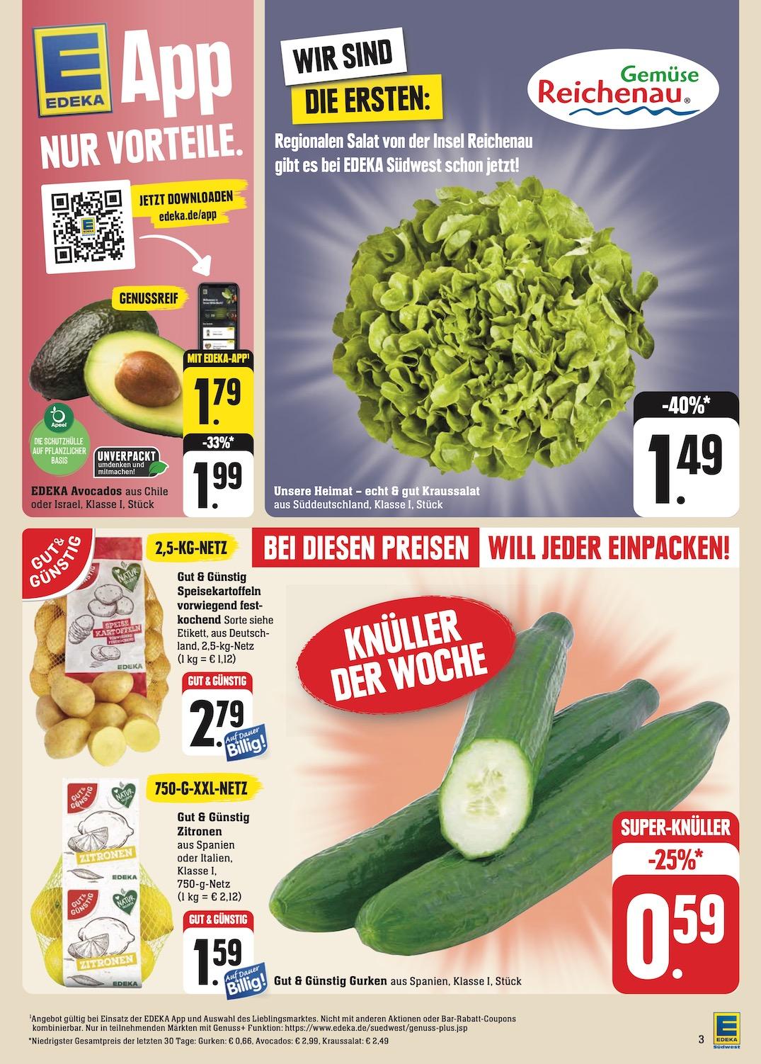 Edeka Prospekt ab Montag - Rheinland - Pfalz Seite 3