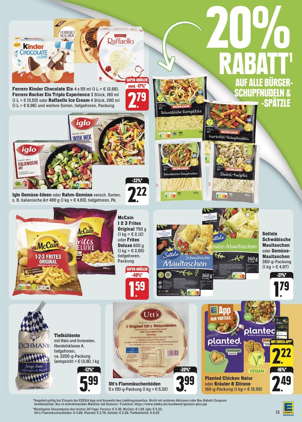 Edeka Prospekt ab Montag - Baden - Württemberg Seite 17