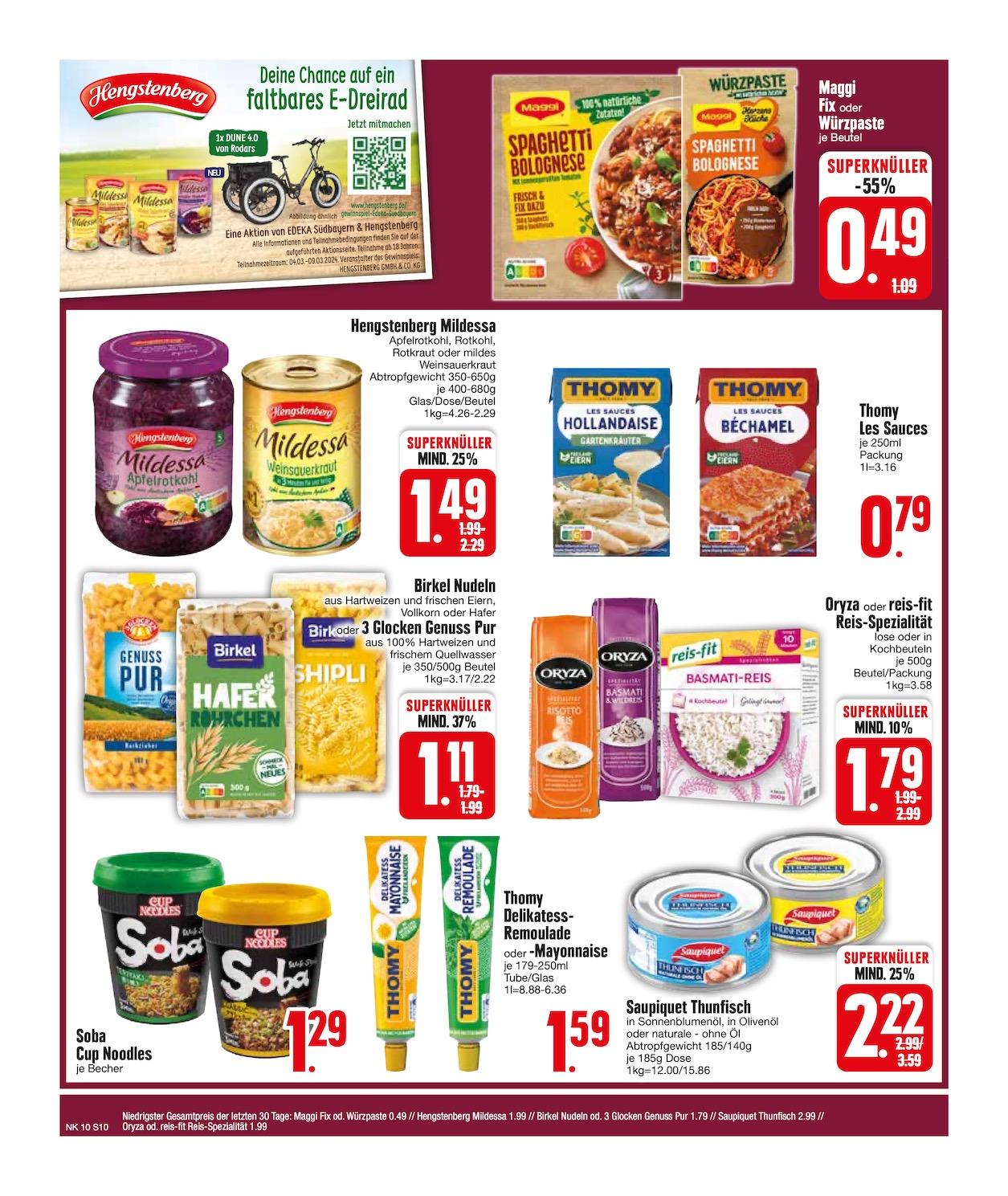 Edeka Prospekt ab Montag - Bayern Süd Seite 10