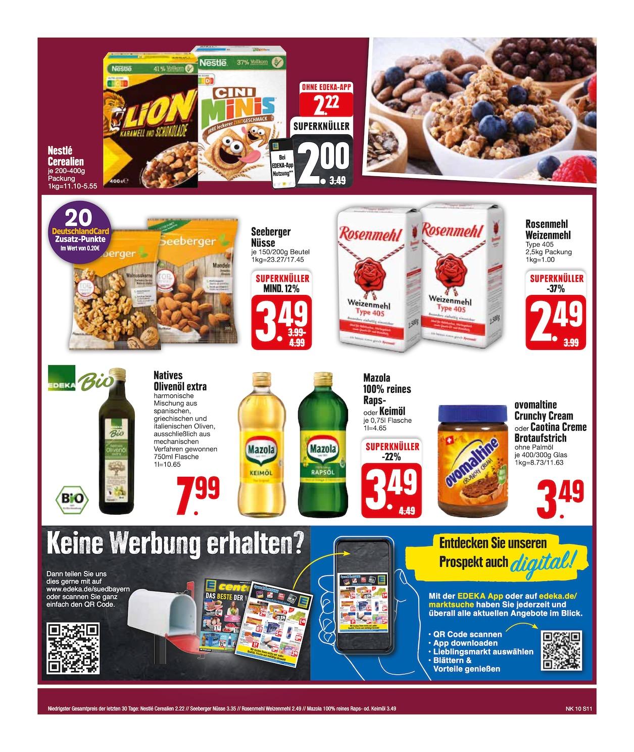Edeka Prospekt ab Montag - Bayern Süd Seite 11