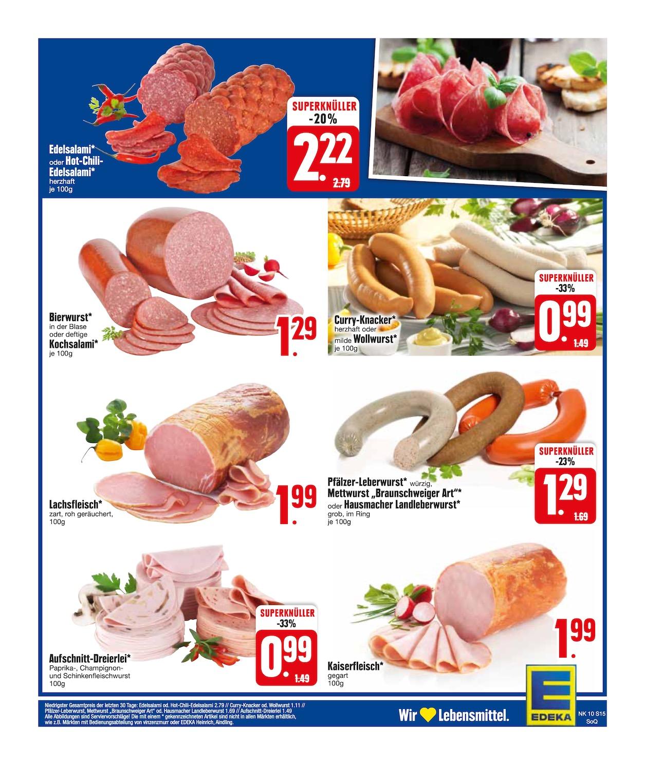 Edeka Prospekt ab Montag - Bayern Süd Seite 15