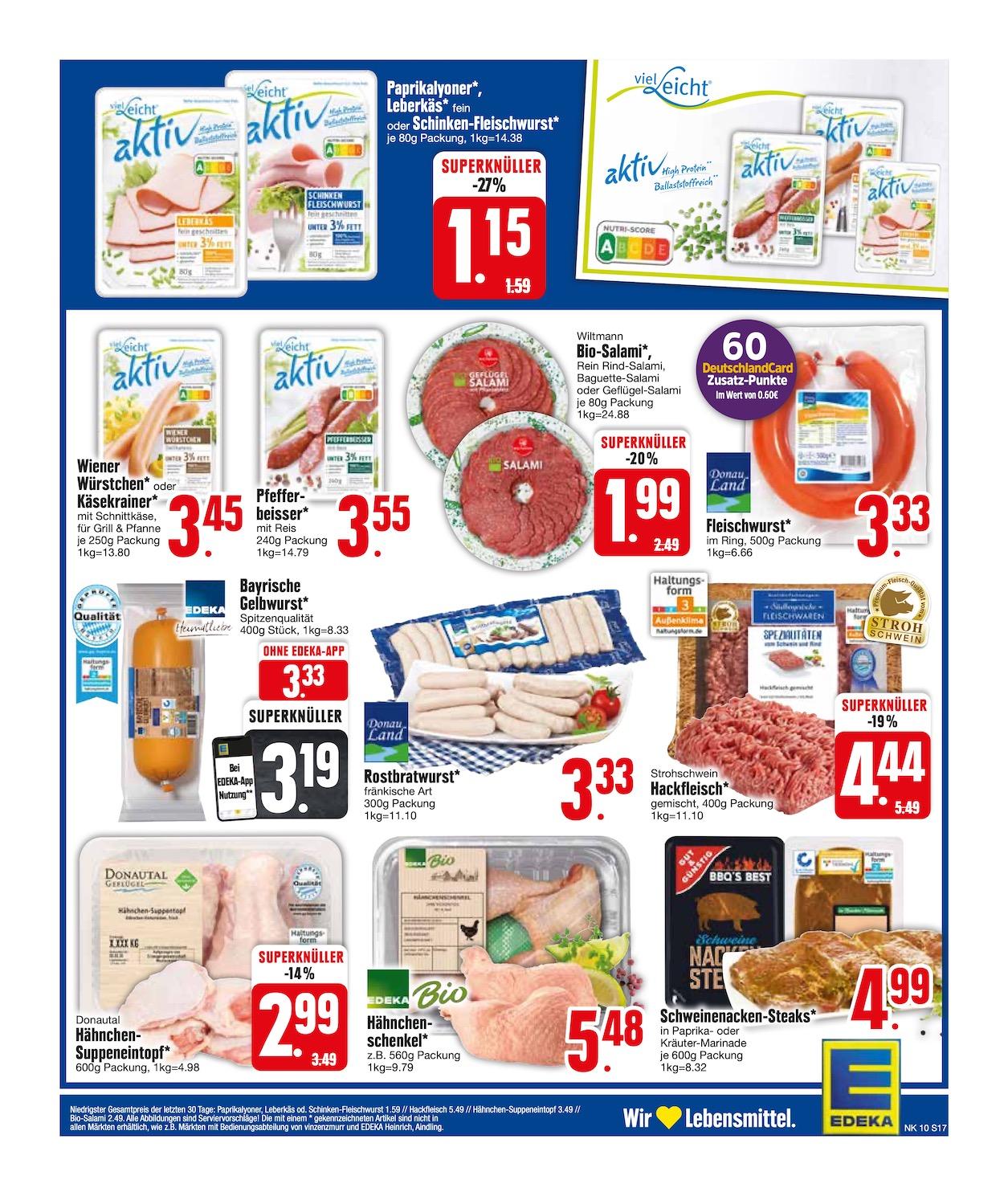 Edeka Prospekt ab Montag - Bayern Süd Seite 17