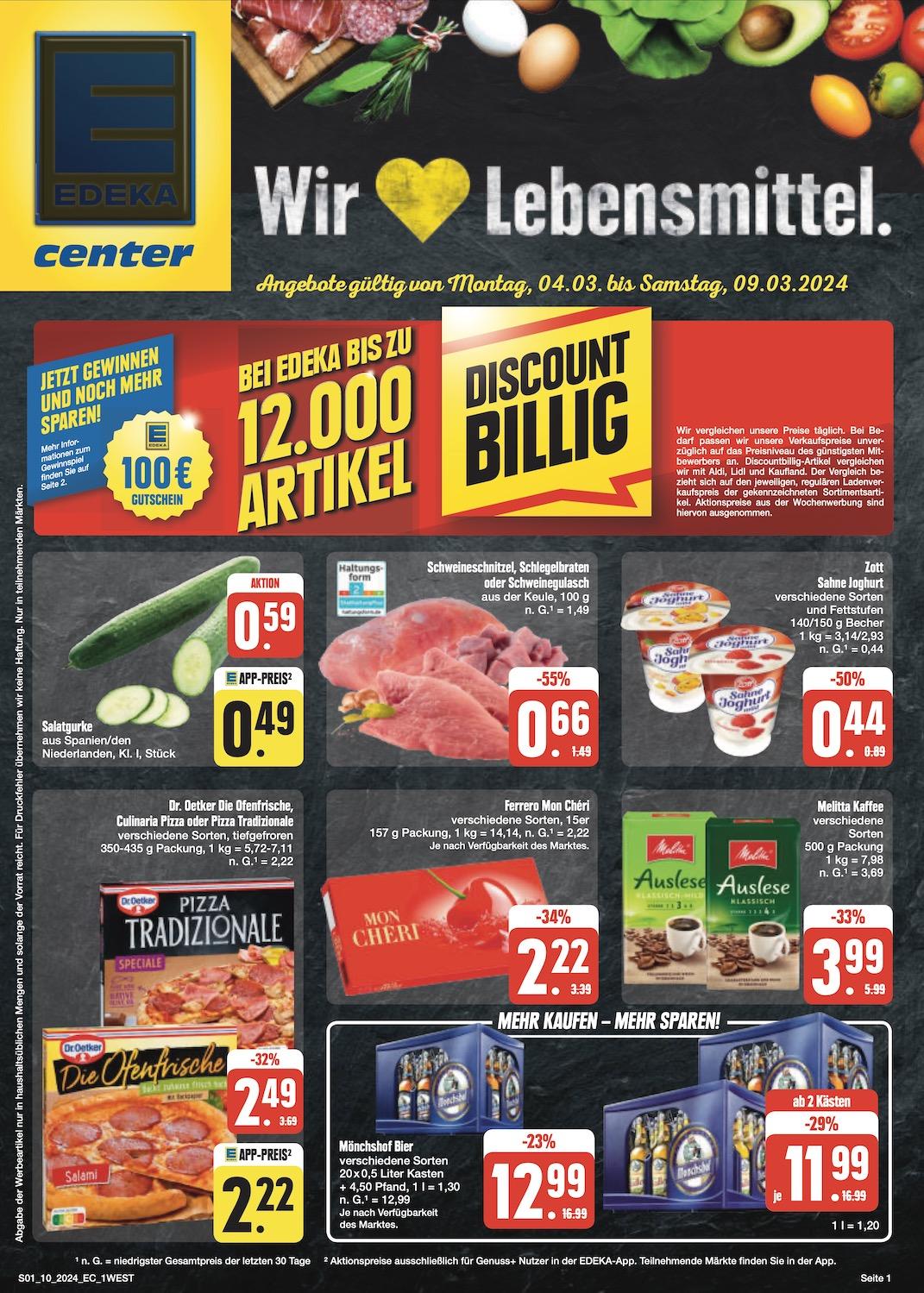 Edeka Prospekt ab Montag - Bayern Nord Seite 1
