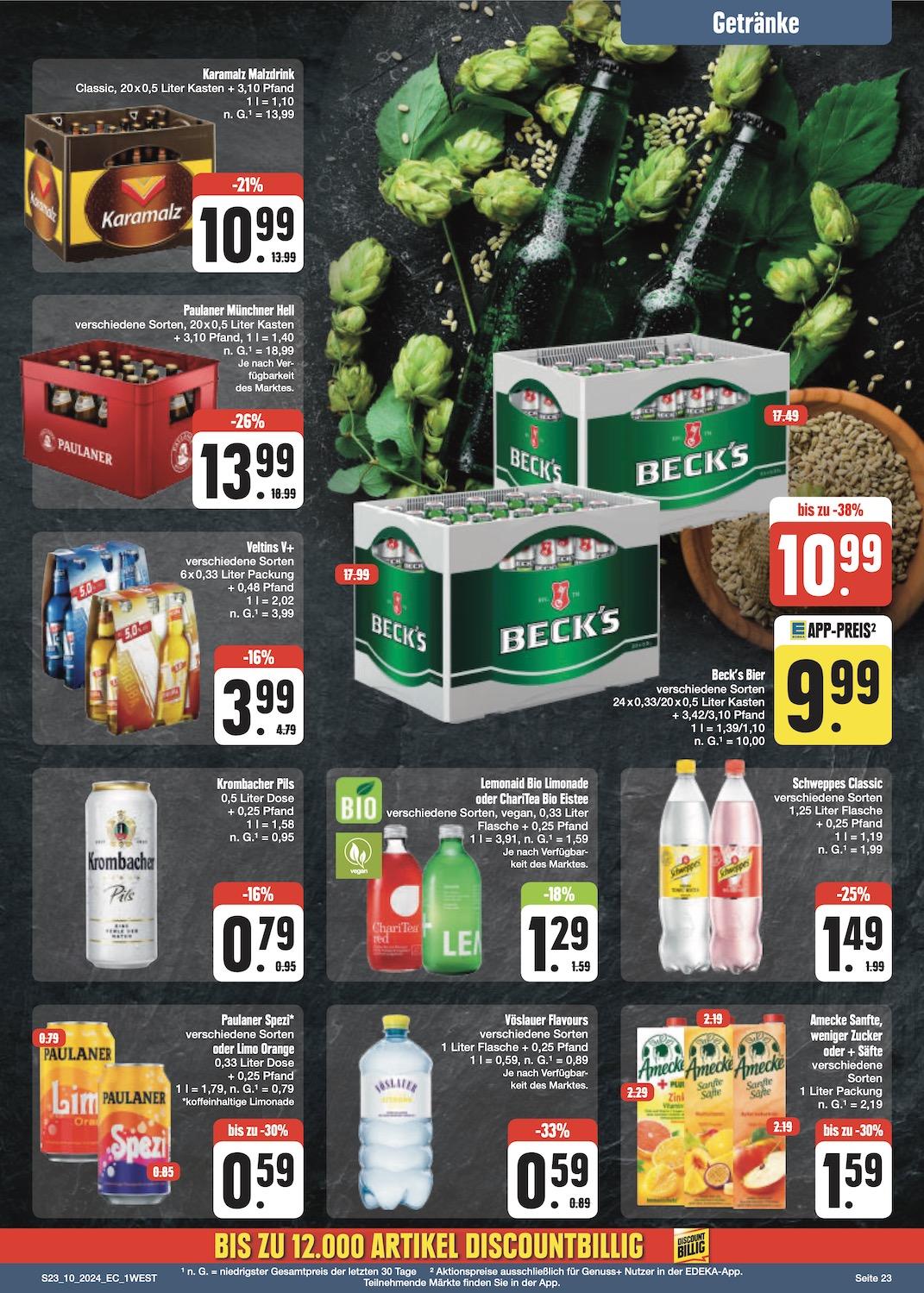 Edeka Prospekt ab Montag - Bayern Nord Seite 23
