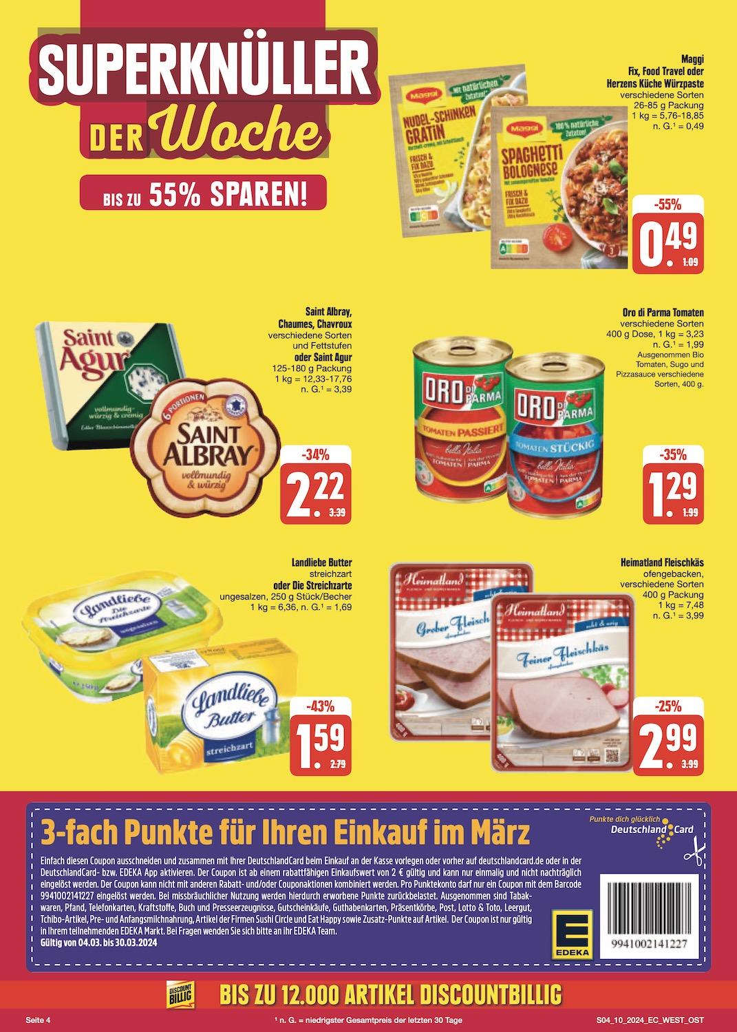 Edeka Prospekt ab Montag - Bayern Nord Seite 4