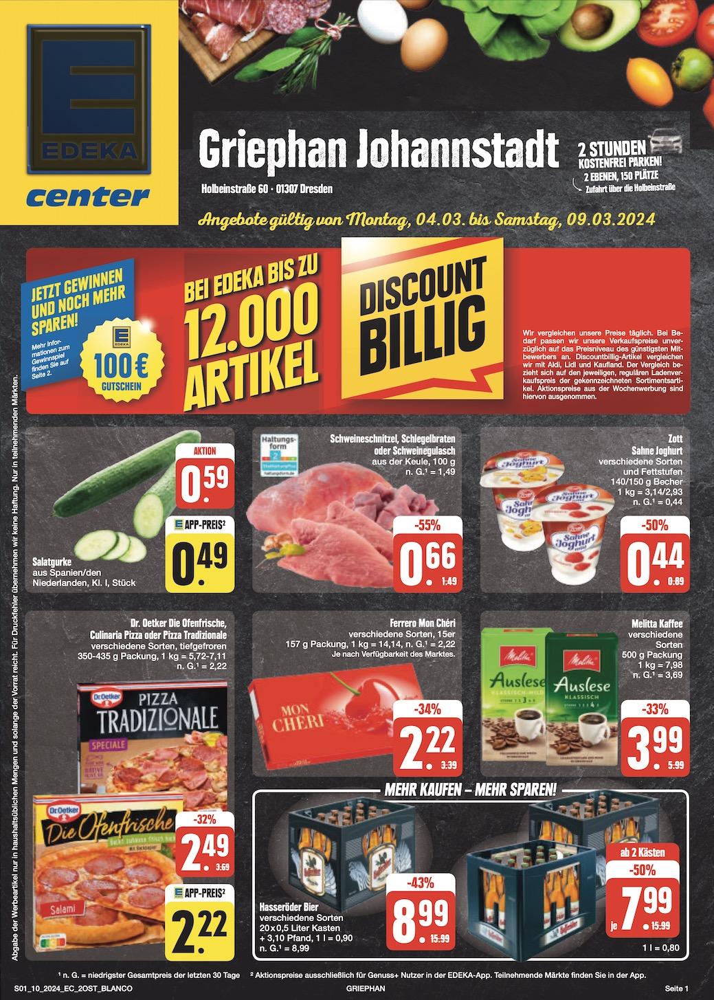 Edeka Prospekt ab Montag - Sachsen Seite 1