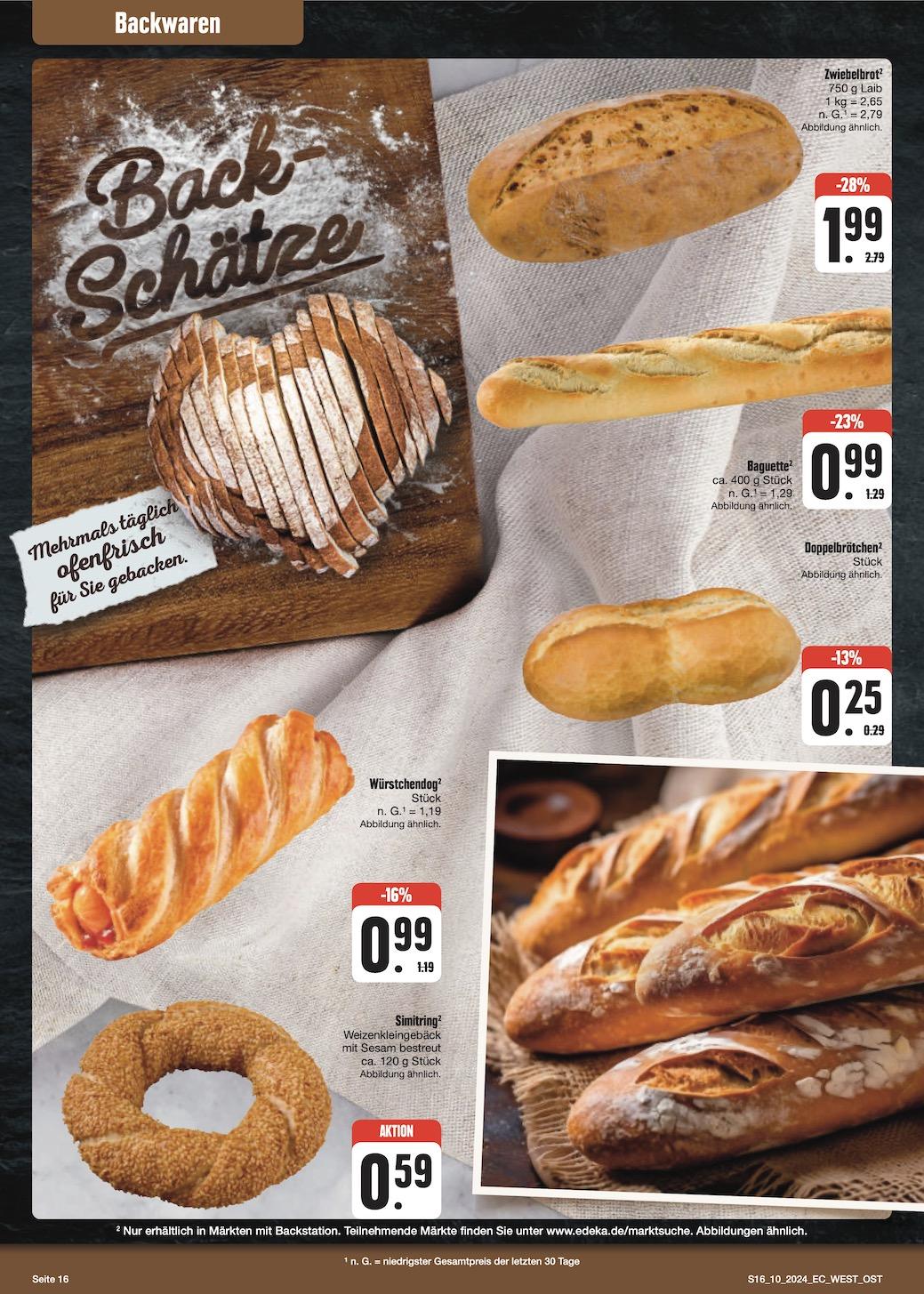 Edeka Prospekt ab Montag - Sachsen Seite 16