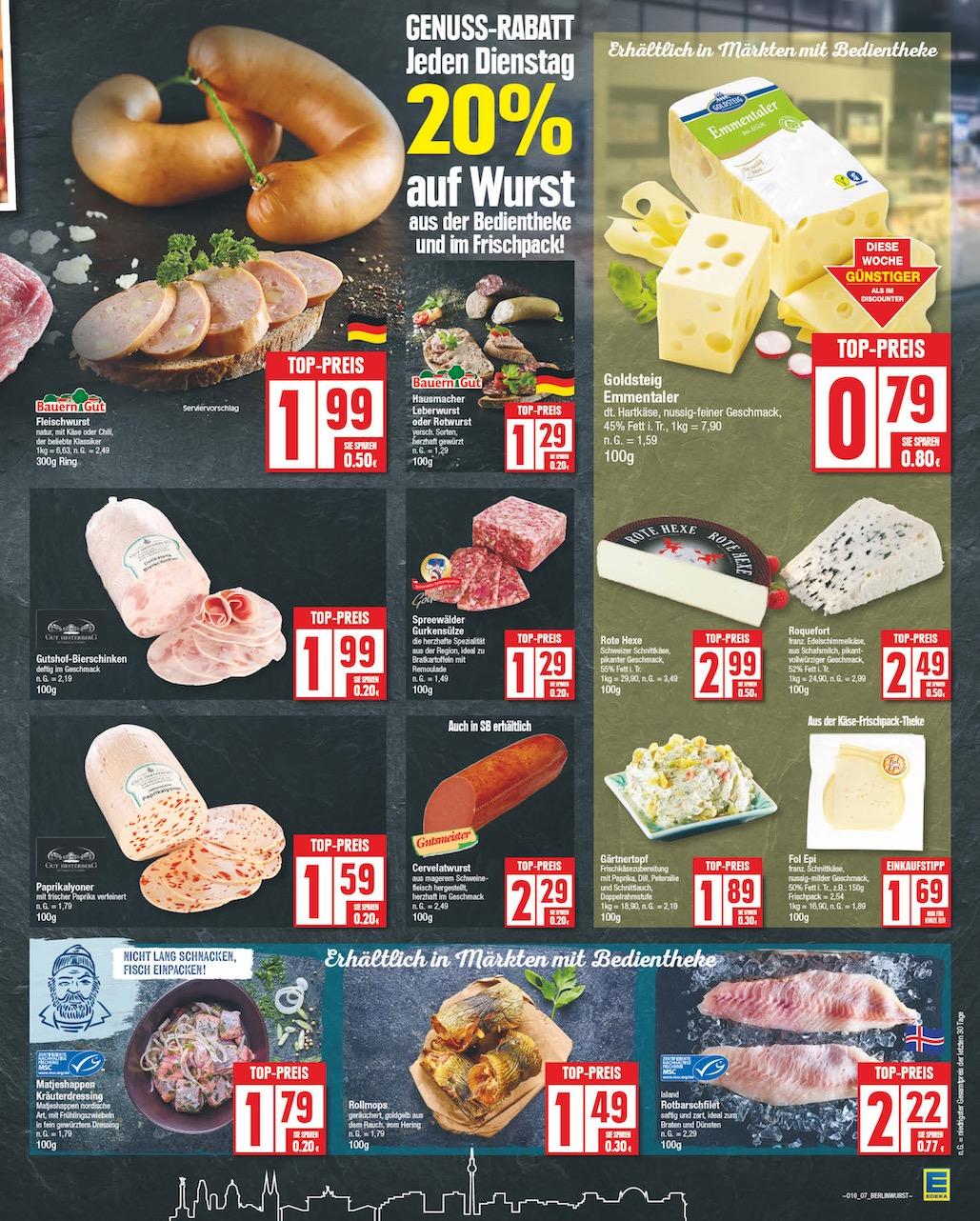 Edeka Prospekt ab Montag - Berlin Seite 7