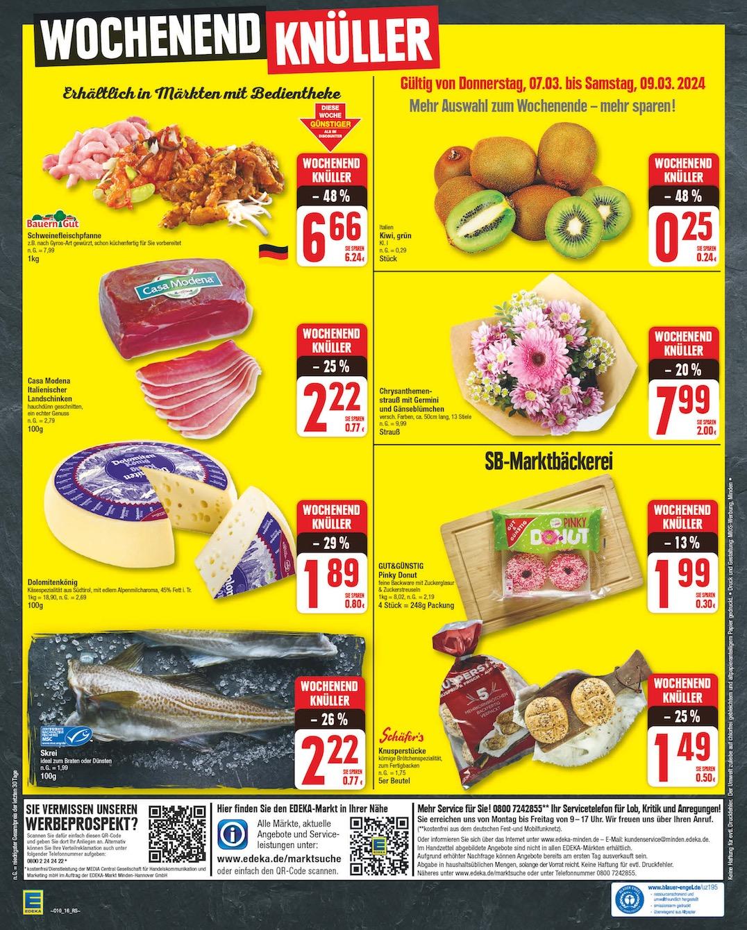 Edeka Prospekt ab Montag - Brandenburg Seite 16