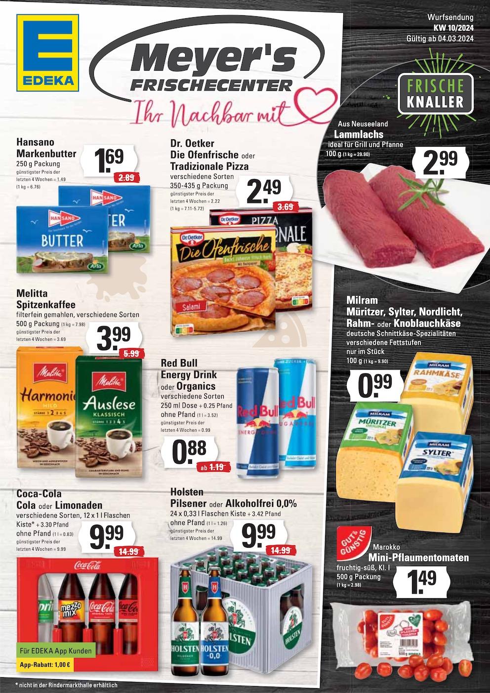 Edeka Prospekt ab Montag - Hamburg Seite 1