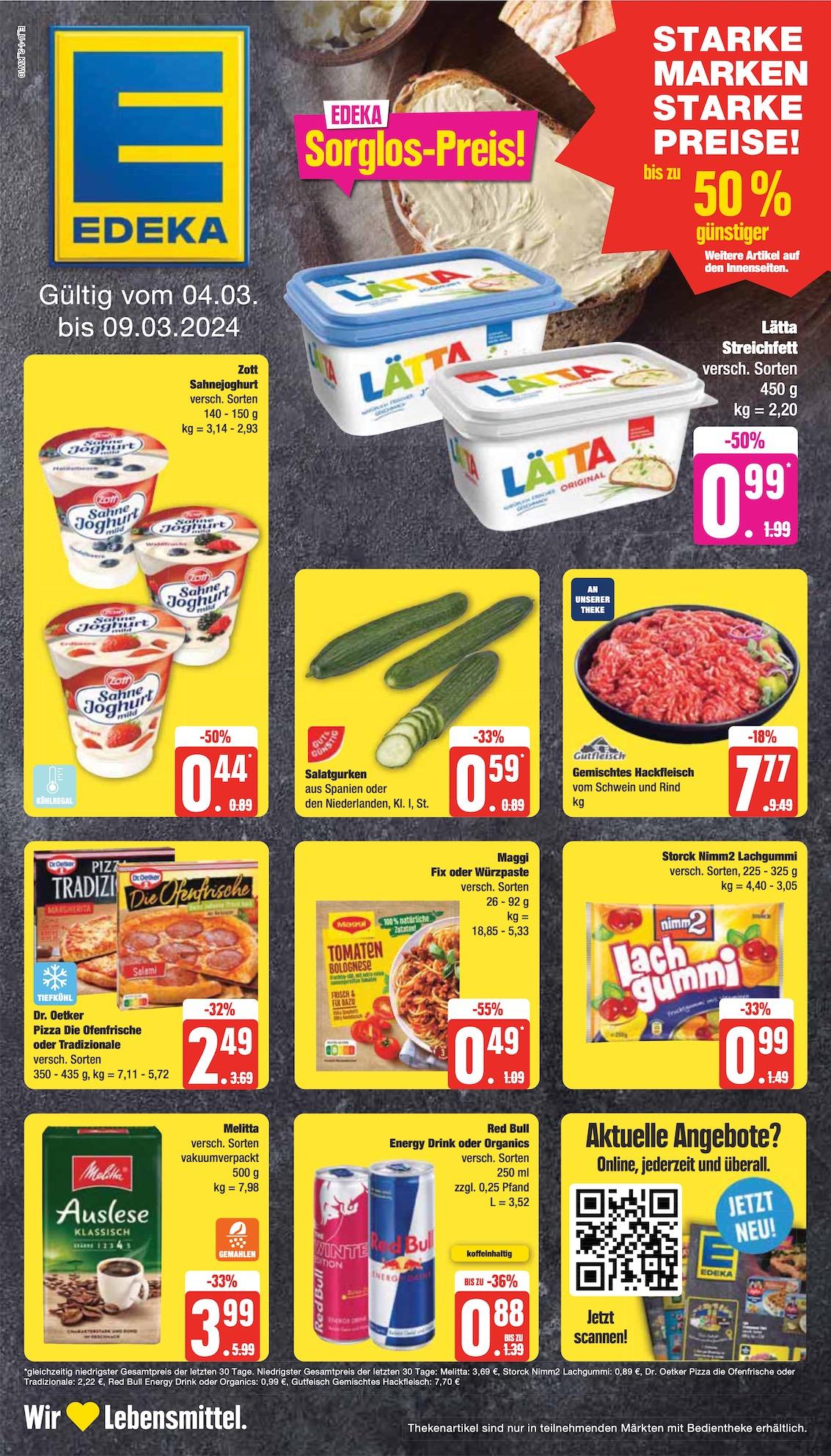 Edeka Prospekt ab Montag - Schleswig - Holstein Seite 1