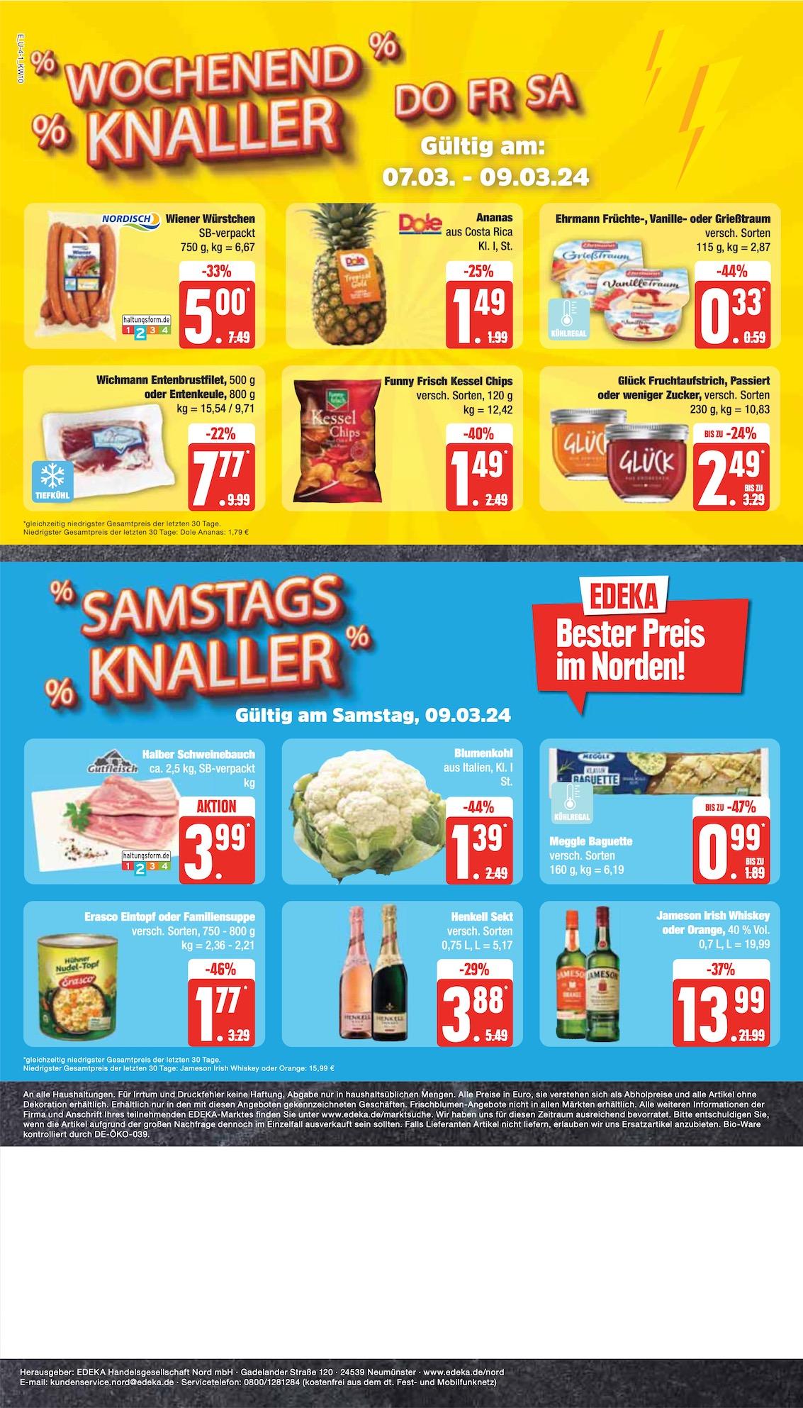 Edeka Prospekt ab Montag - Schleswig - Holstein Seite 4